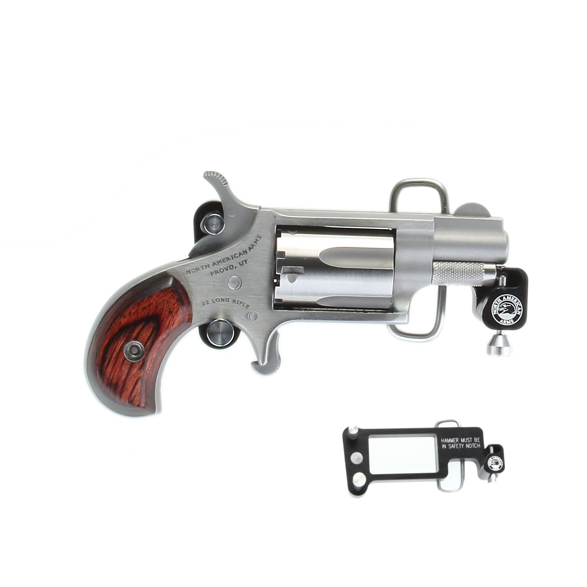 North American Arms SingleAction MiniRevolver with Wood Grips