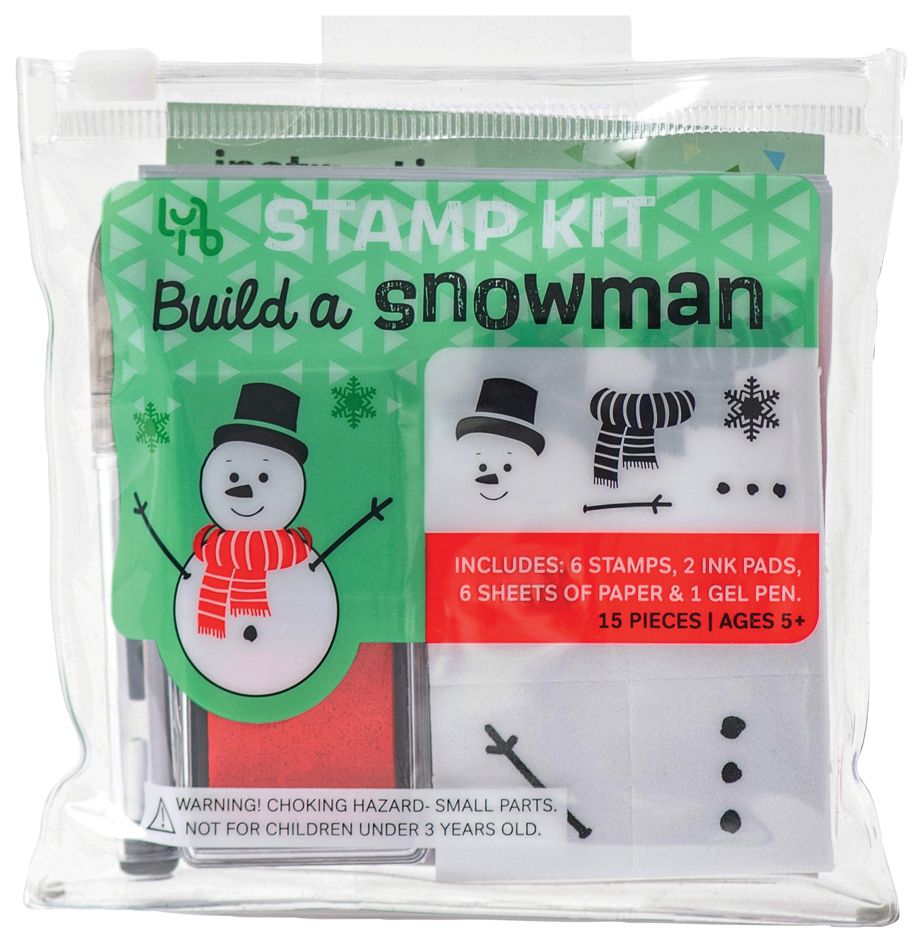Fubbles Build a Snowman Stamp Mini Kit
