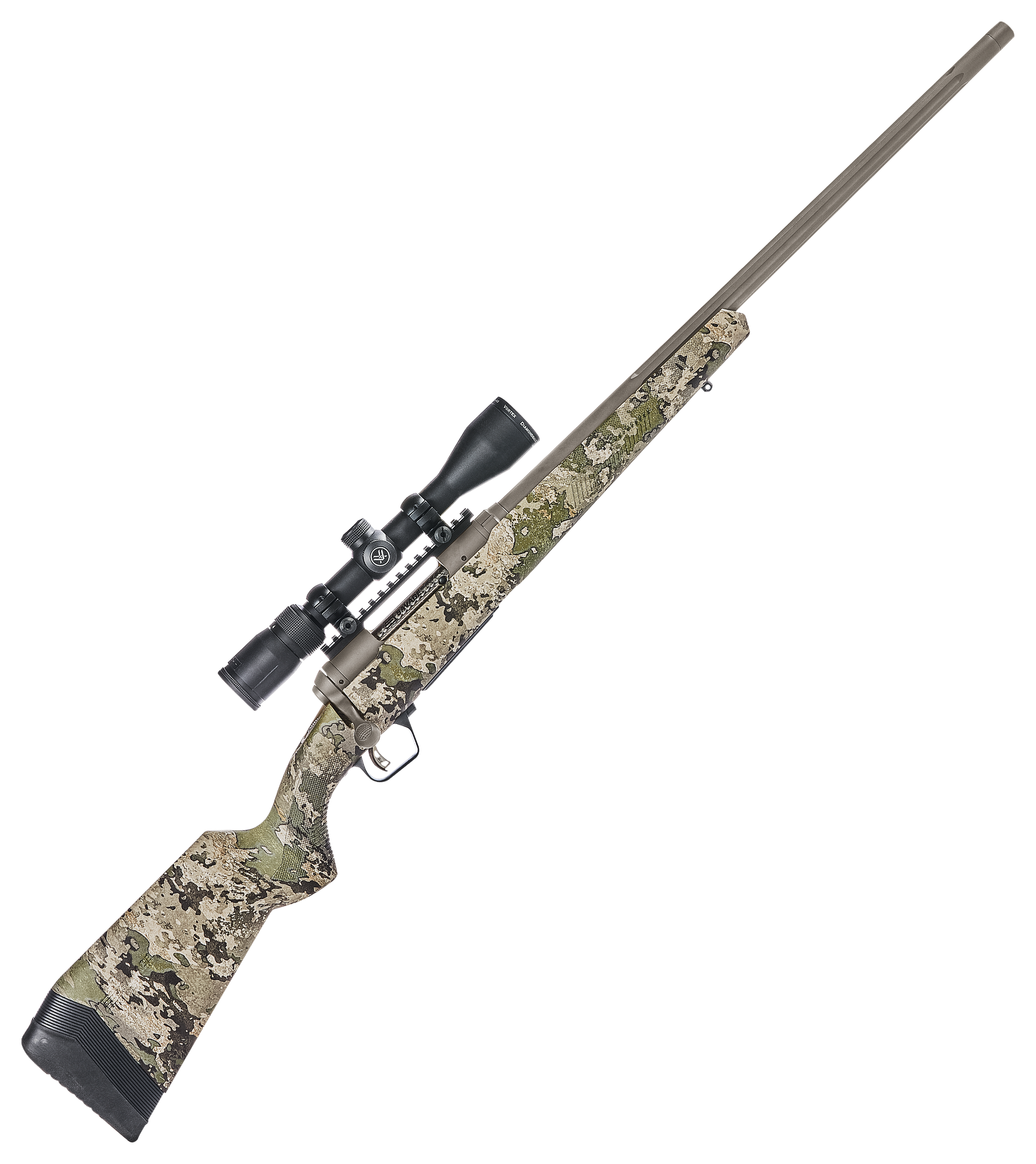 Image of Savage 110 VSX Hunter XP Bolt-Action Rifle with Vortex Diamondback Scope Combo - .243 Winchester - 24″ - Right Hand - 4 + 1