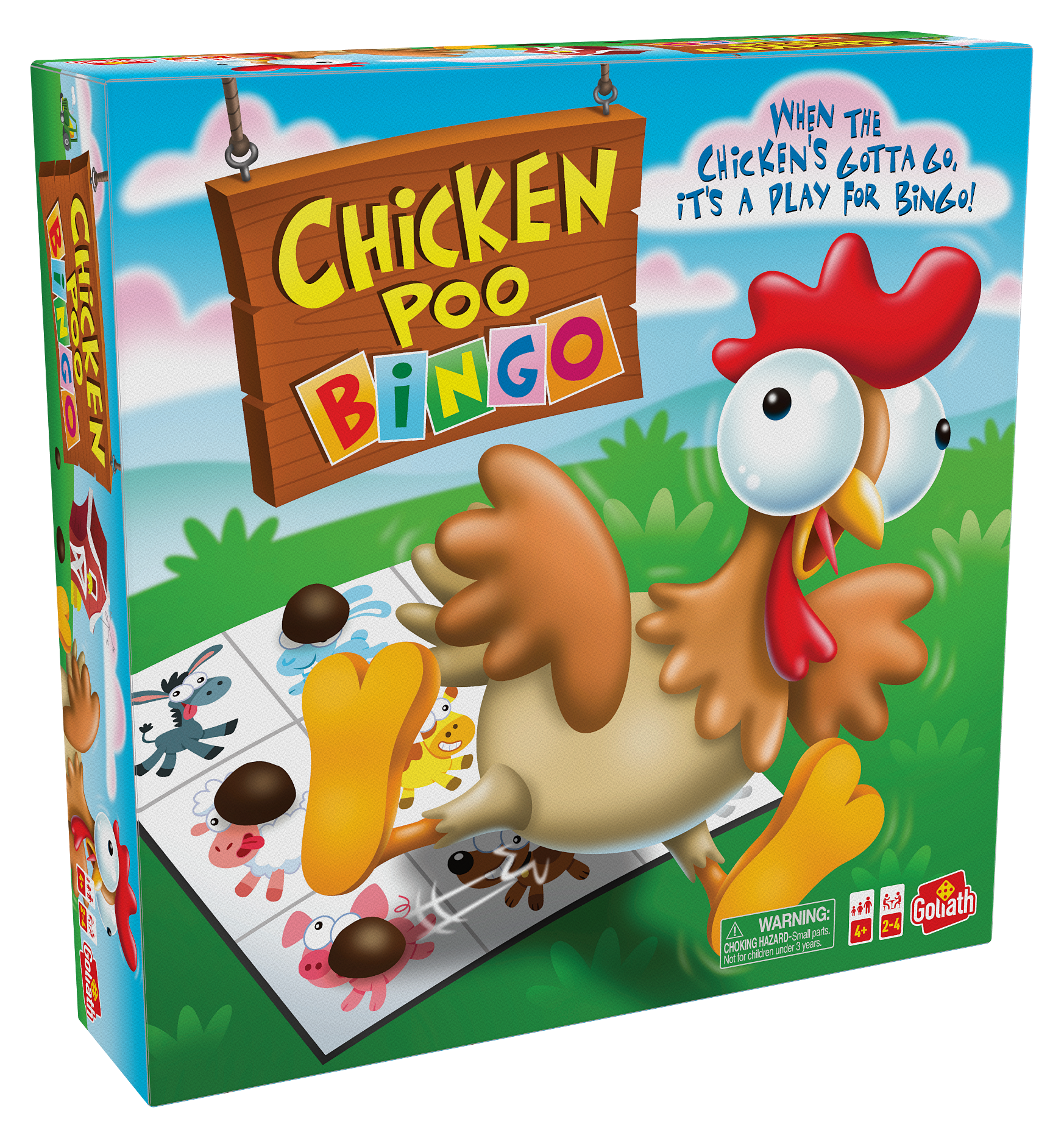 Goliath Games Chicken Poo Bingo Game