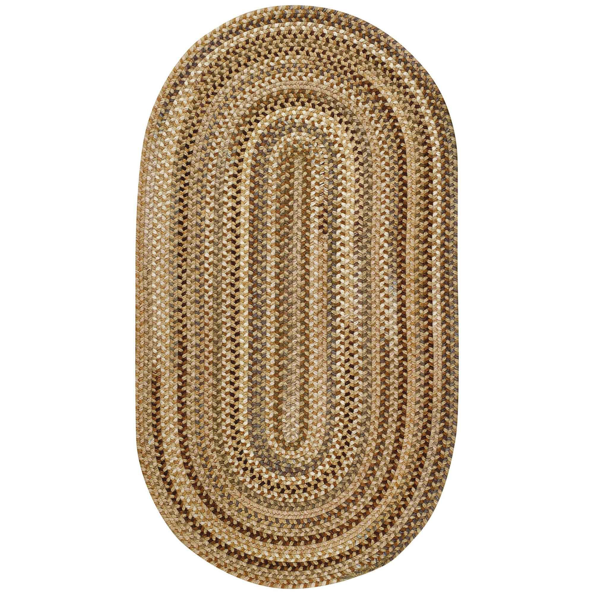 Capel Manchester Wool-Blend Oval Area Rug - Beige Hues - 4 x 6