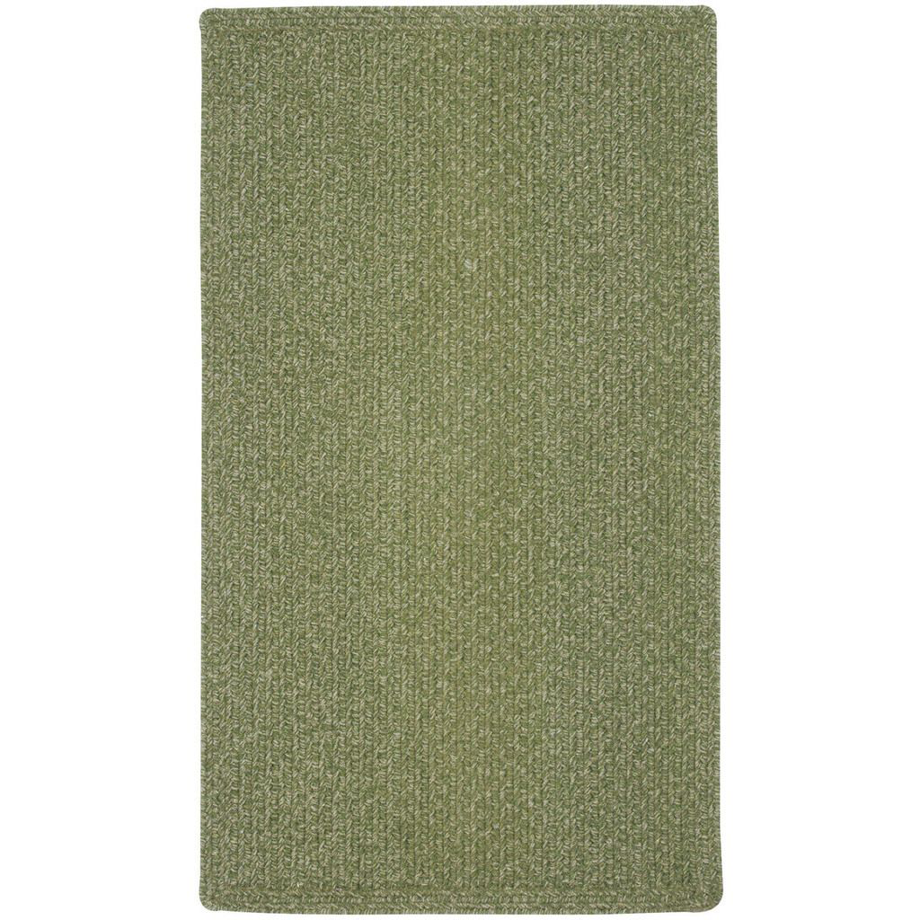 Capel Manteo Wool-Blend Rectangle Area Rug - Deep Green - 7 x 9