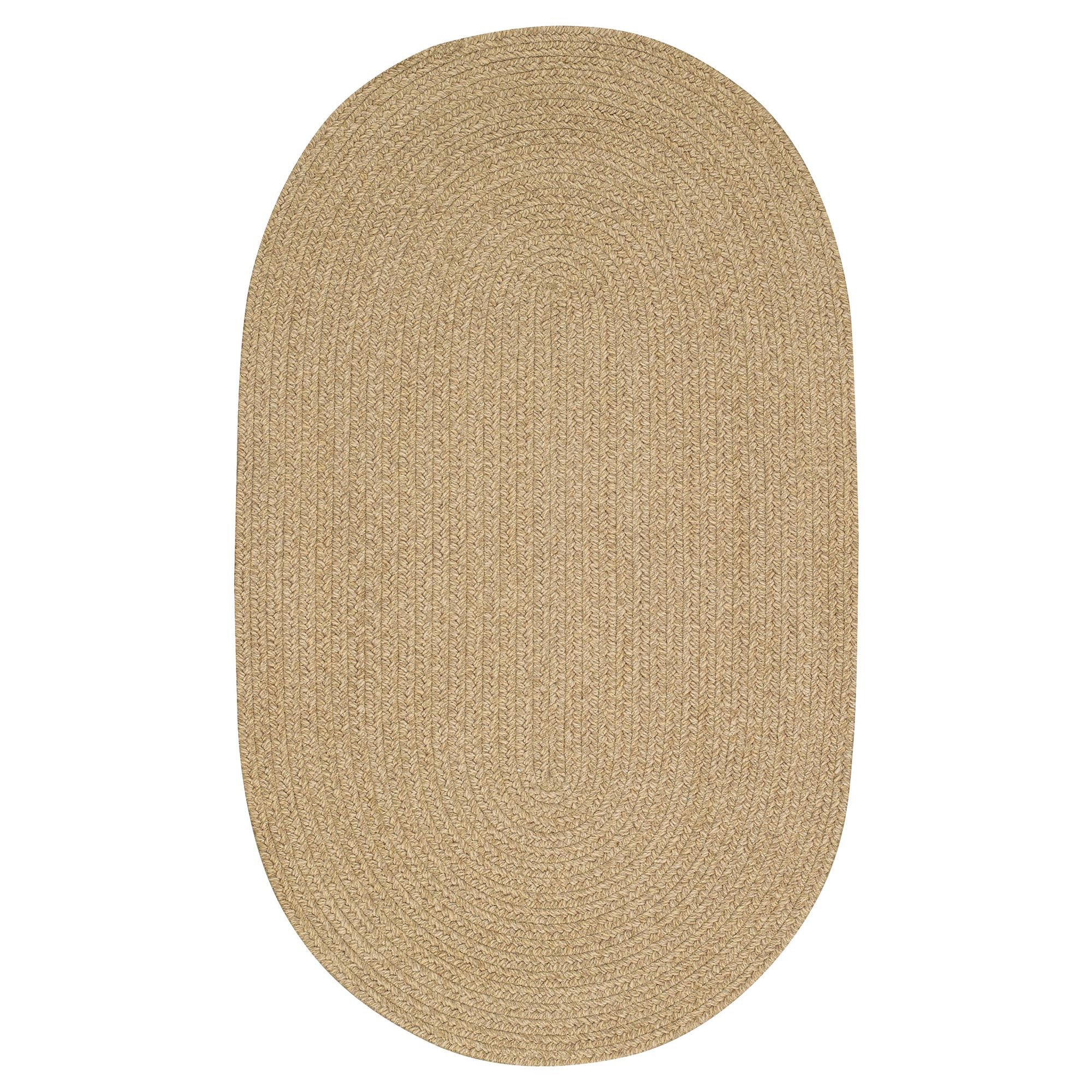 Capel Manteo Wool-Blend Oval Area Rug - Tan Hues - 4 x 6