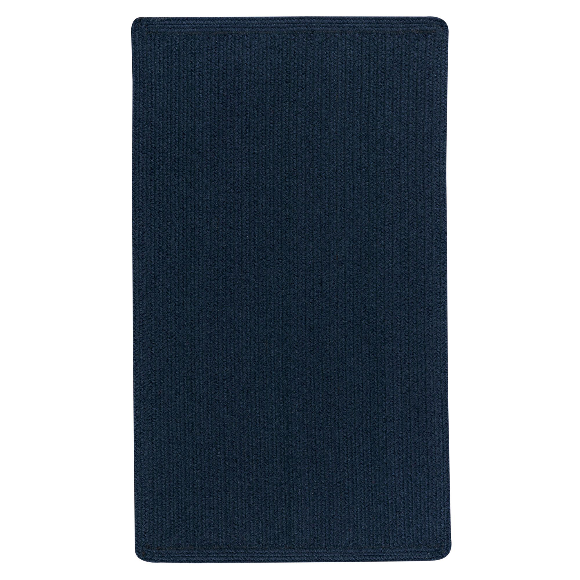Capel Manteo Wool-Blend Rectangle Area Rug - Dark Blue - 2 x 3