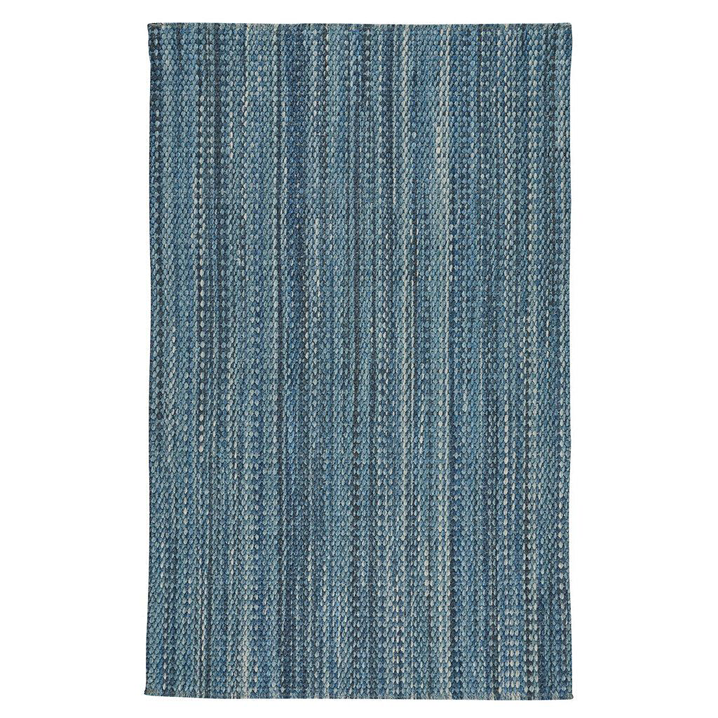 Capel Lawson Wool-Blend Rectangle Area Rug - Medium Blue - 5 x 8