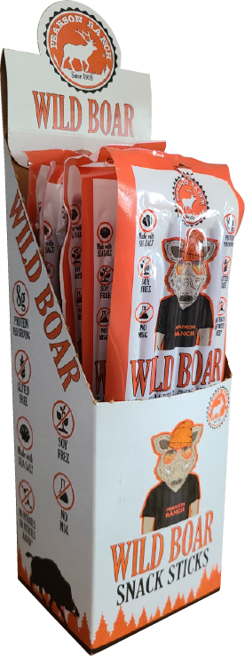 Pearson Ranch Wild Boar Meat Snack Stick - 4 oz. 6-pack