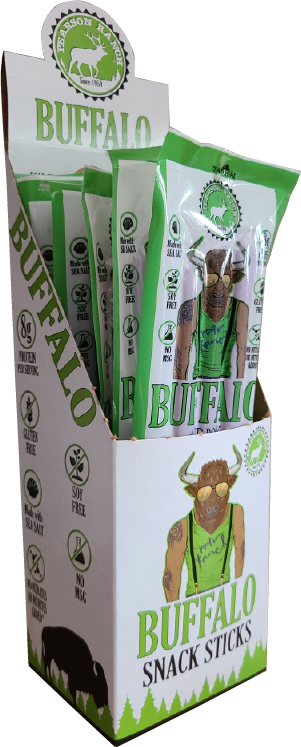 Pearson Ranch Buffalo Meat Snack Sticks - 3 oz. 6-pack