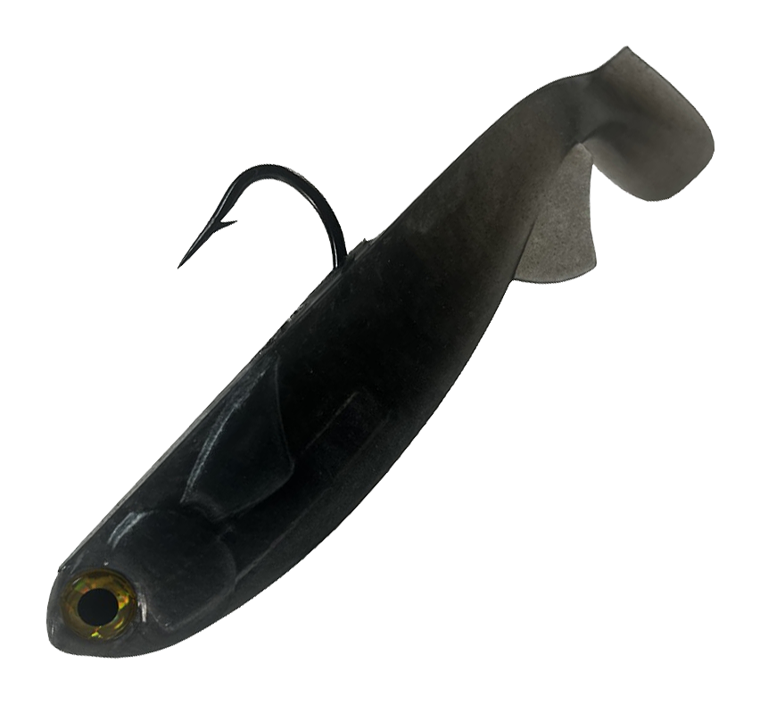 Image of R&ampR Tackle Tico Line-Through Swimbait - 5' - Gun Metal