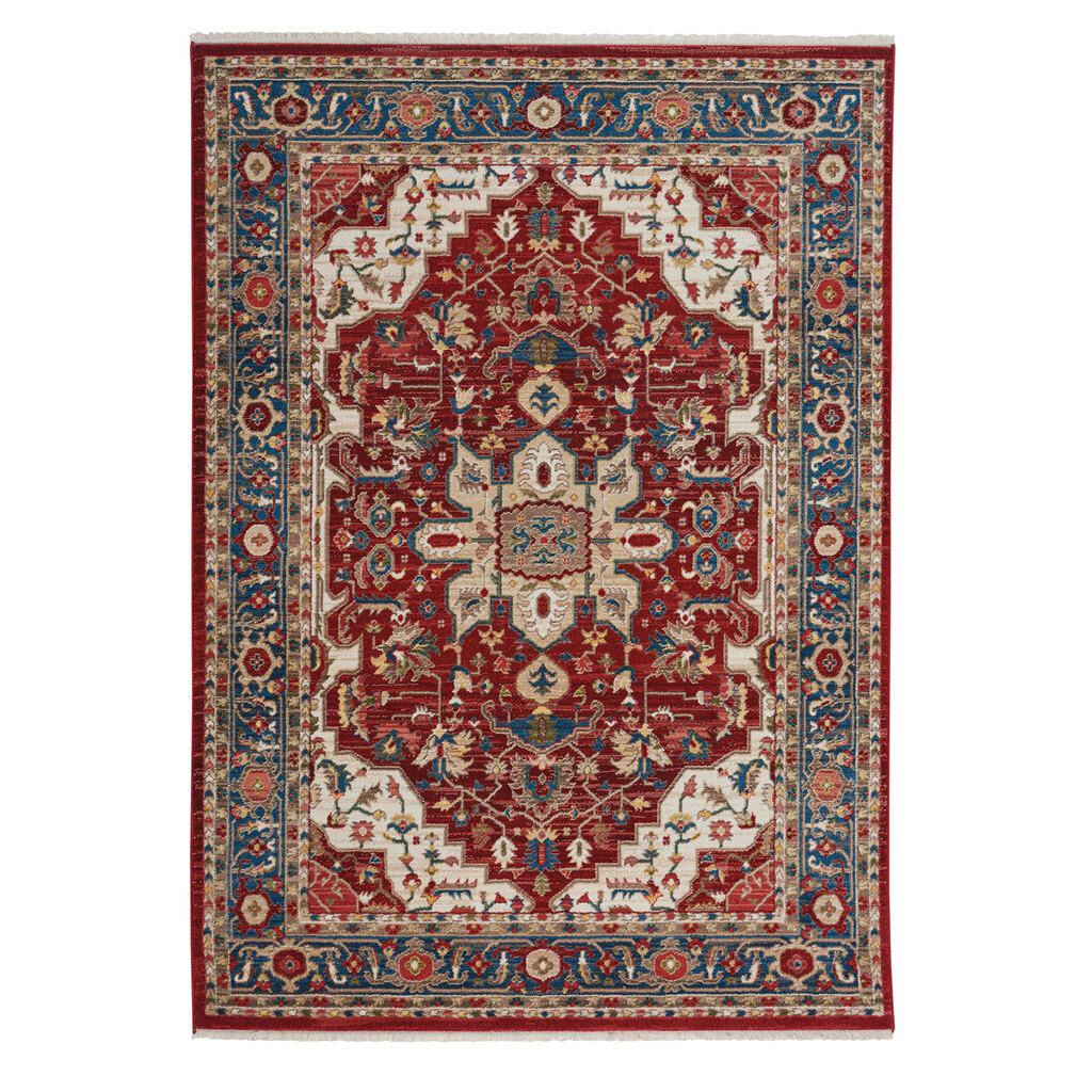 Image of Capel Alden Collection Medallion Rectangular Area Rug - Classic Red - 5'1″ x 7'5″