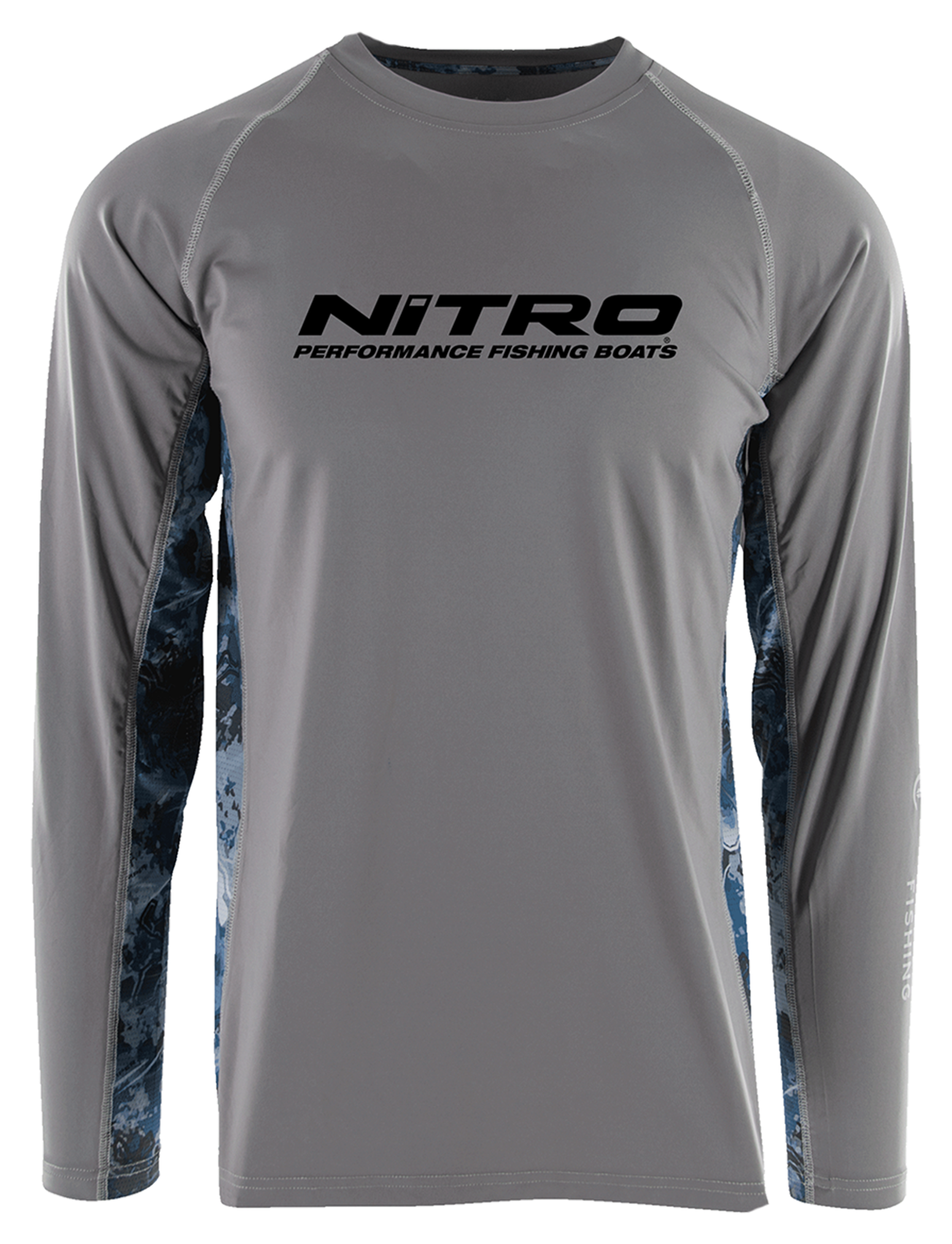 Nitro RipWater Long-Sleeve Crew for Men - December Sky/TrueTimber Riptide -