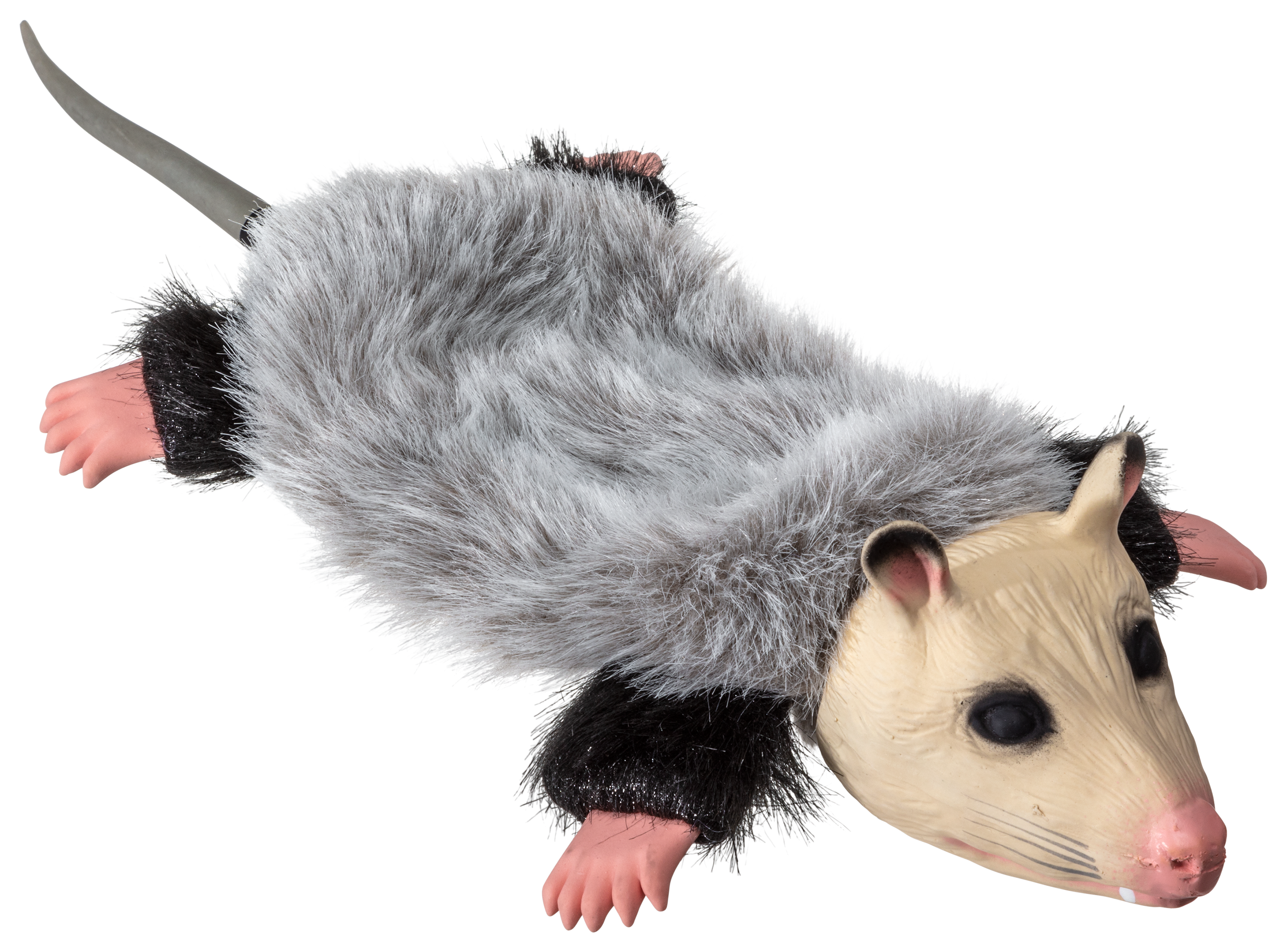 Hyper Pet Real Skinz Opossum Dog Toy - Hyper Pet