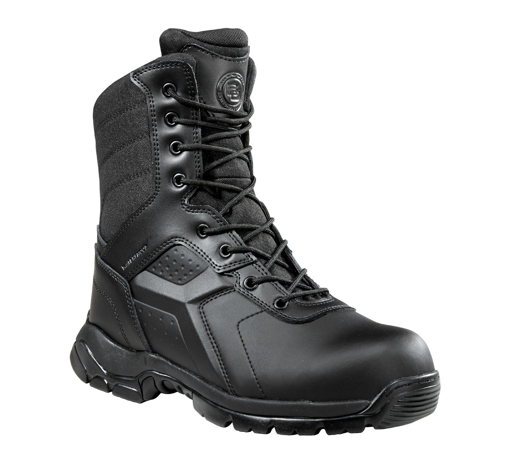 Image of BD Protective Equipment Battle Ops 8' Waterproof Side-Zip Tactical Duty Boots for Men - Black - 10M