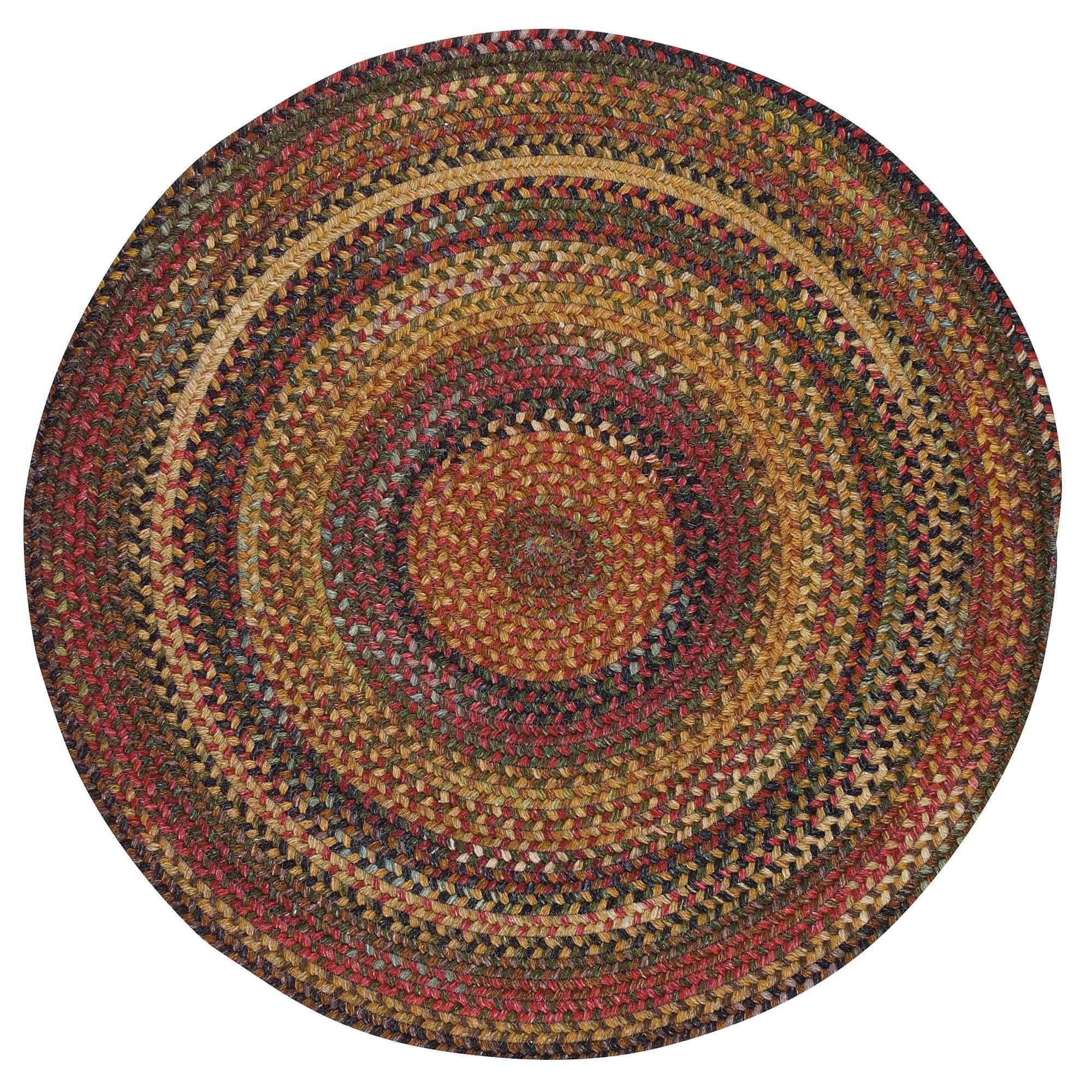 Image of Capel Kill Devil Hill Wool-Blend Round Area Rug - Multi - 7'6″