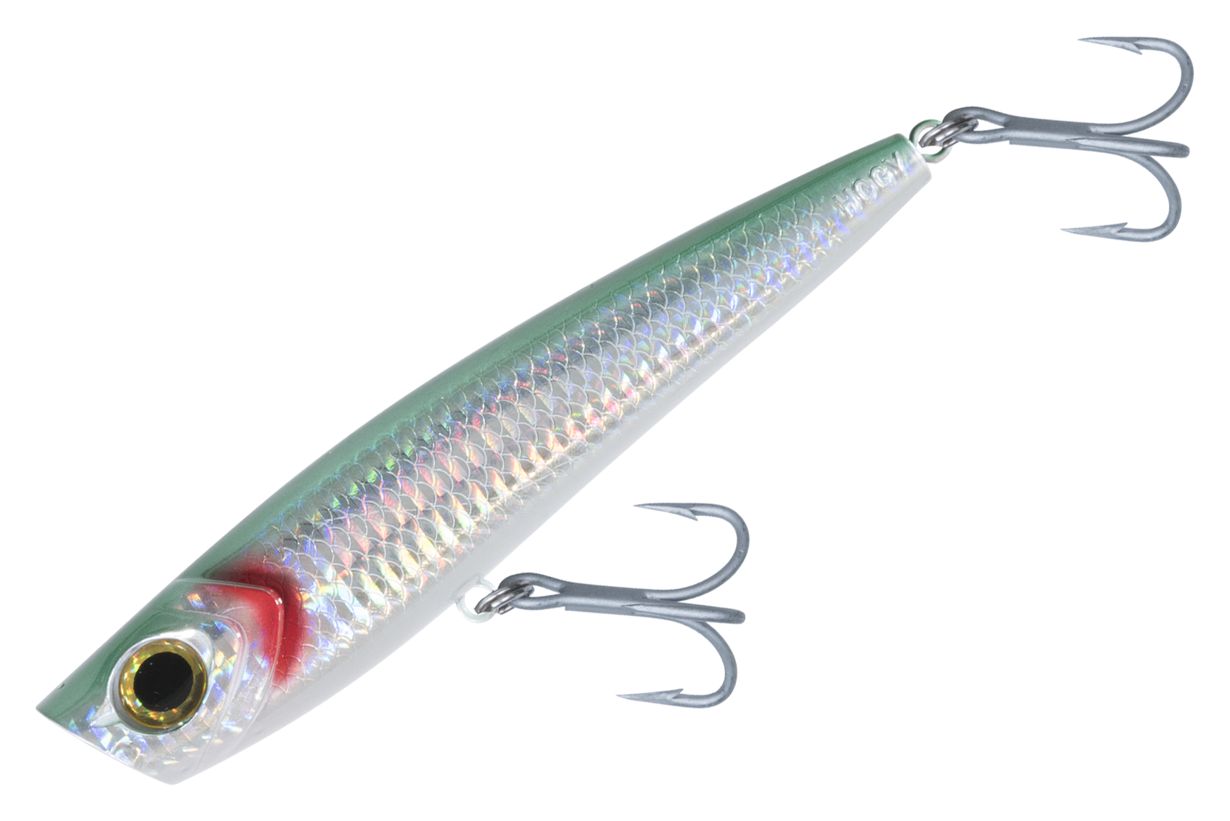 Hogy Charter Grade Popper - 5-1/2 - Green Silver