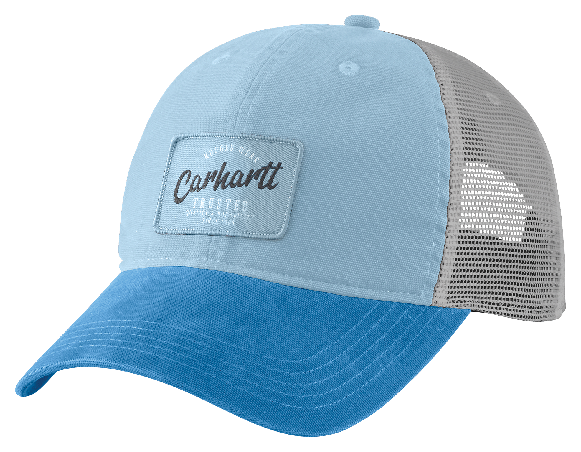 Carhartt Canvas Mesh-Back Hat for Ladies - Moonstone - 3452525 - Fishing Style and durability come easy in the Carhartt Can sku 3452525