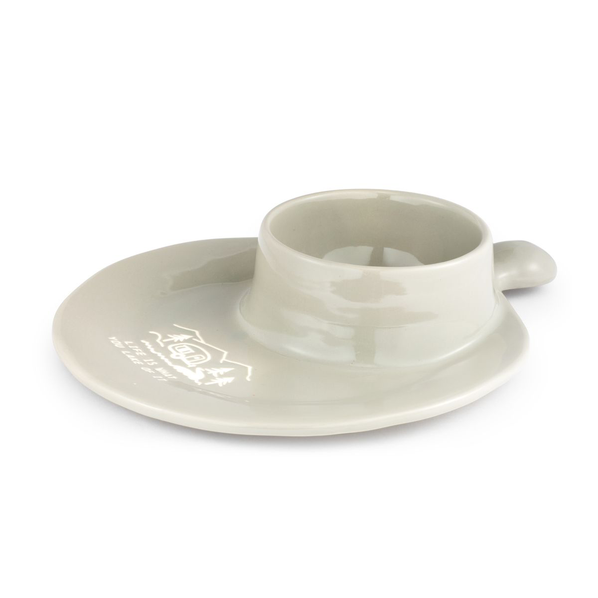 Demdaco Lake Soup and Sandwich Plate - 3453466 - Fishing Soup & Sandwich Plate sku 3453466