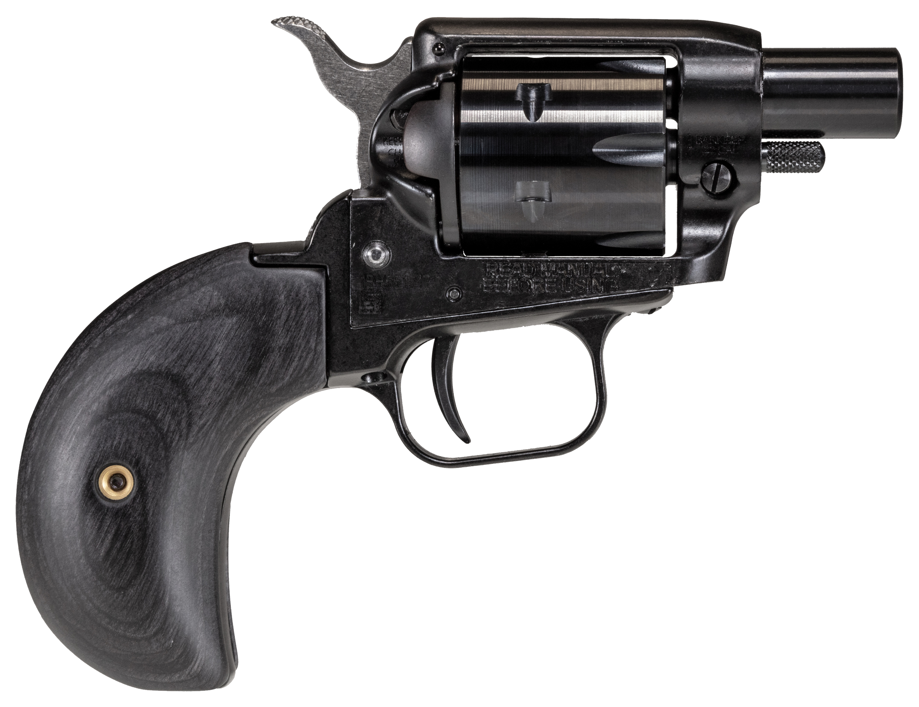 Heritage Barkeep Boot SingleAction Revolver with Custom Black Wood Altamont