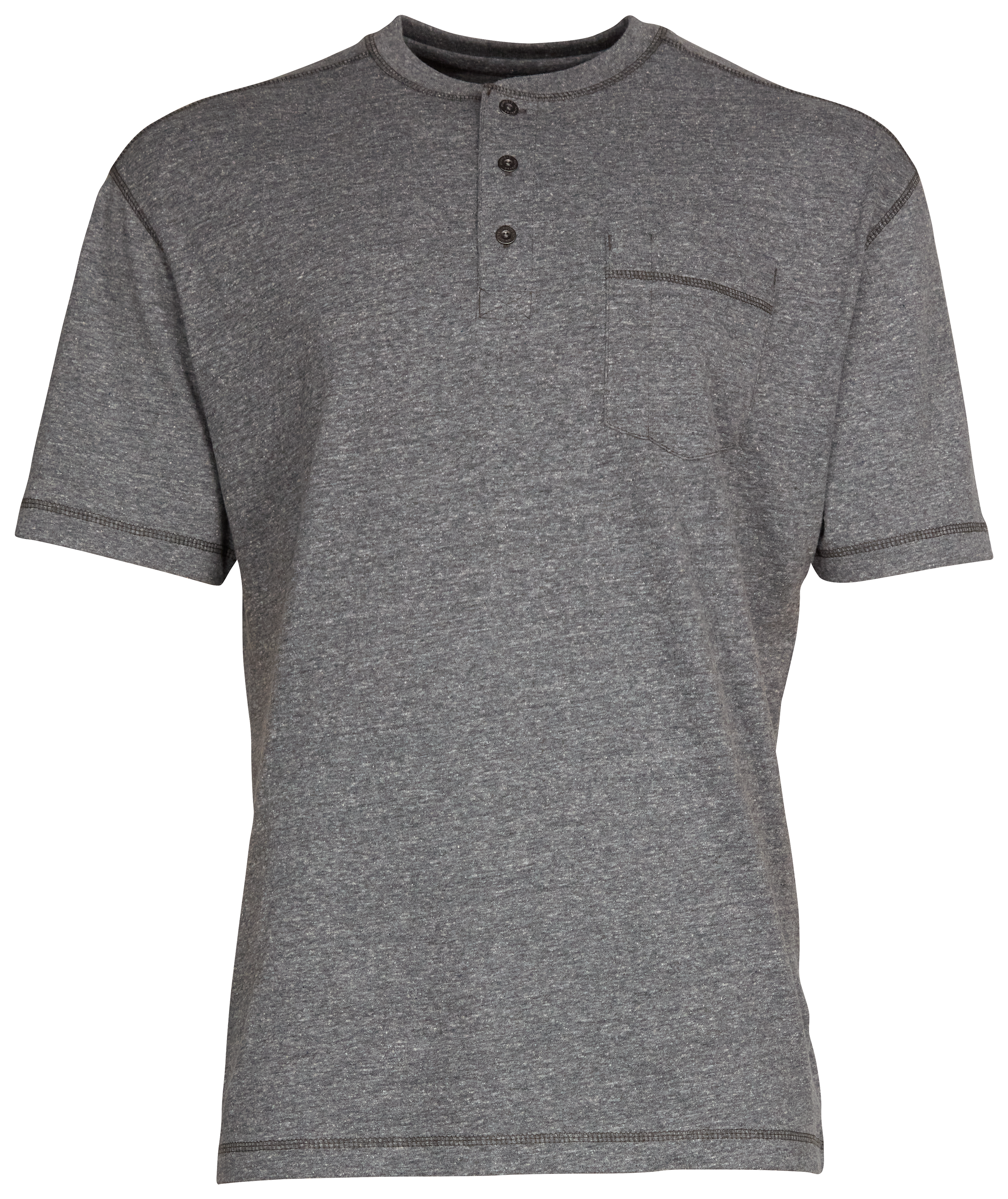 RedHead Stone Ridge Short-Sleeve Henley for Men - Light Grey - 3XL - 3455457 - Fishing Casual comfort comes easy in our RedHead Stone Rid sku 3455457