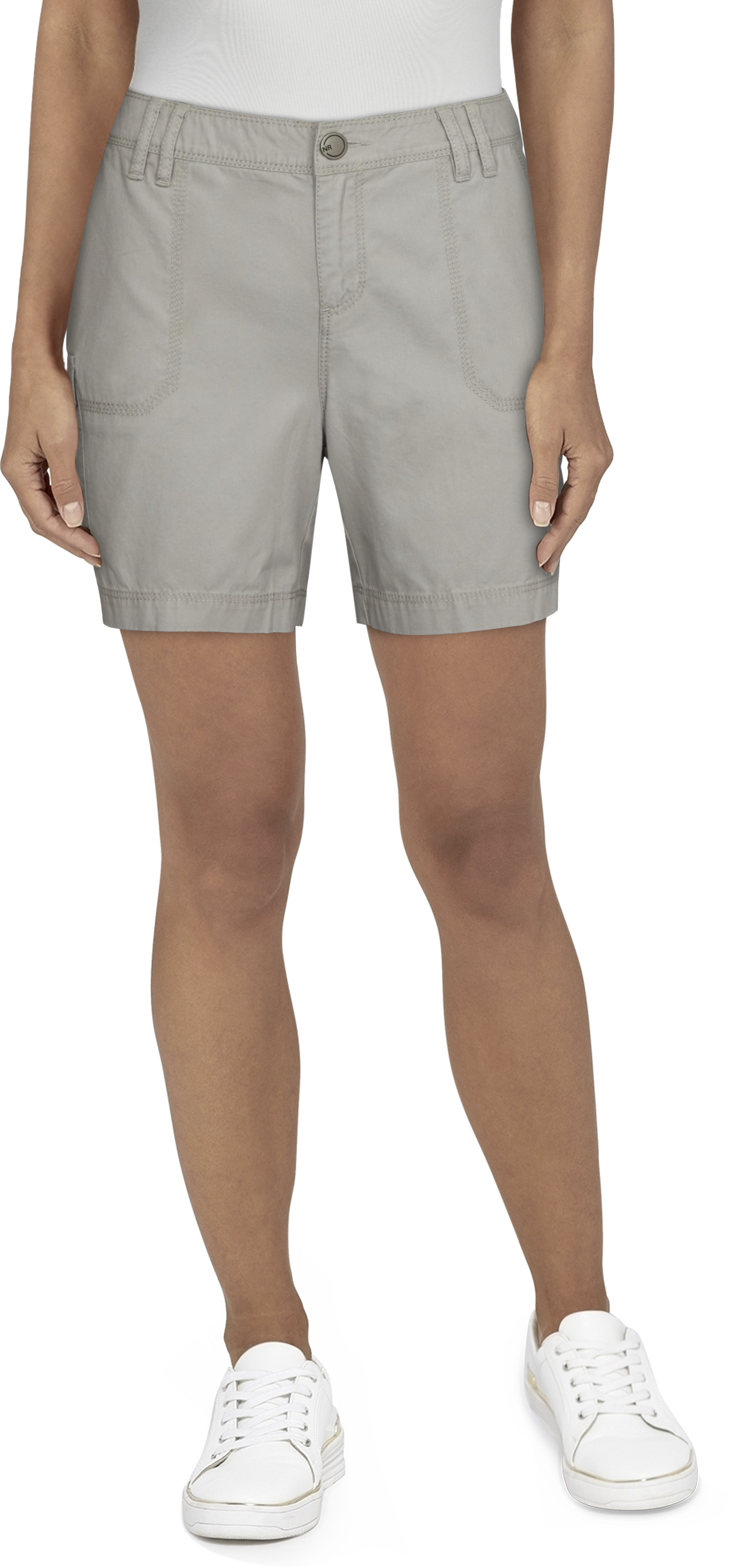 Natural Reflections Canvas Cargo Shorts for Ladies - Ghost Gray - 6 - 3455672 - Fishing The Natural Reflections Canvas Cargo Shorts for La sku 3455672