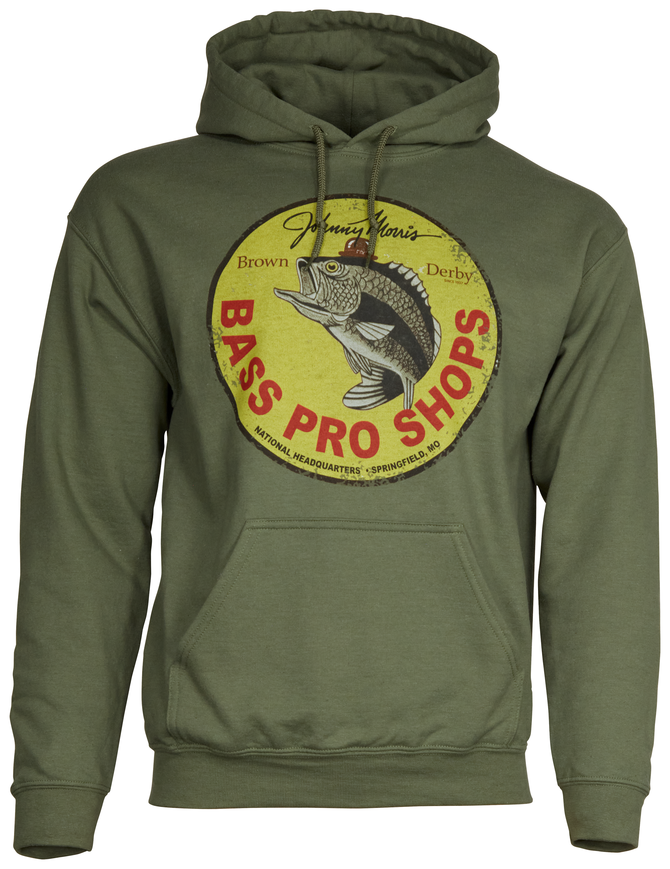 Bass Pro Shops Brown Derby 50th Anniversary Long-Sleeve Hoodie for Men - Ol - 3456659 - Fishing Bass Pro Shops started with just a few square feet sku 3456659