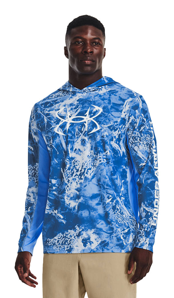 Under Armour Iso-Chill Shore Break Long-Sleeve Hoodie for Men - Victory Blu - 3456857 - Fishing Take performance to an even higher level with the  sku 3456857