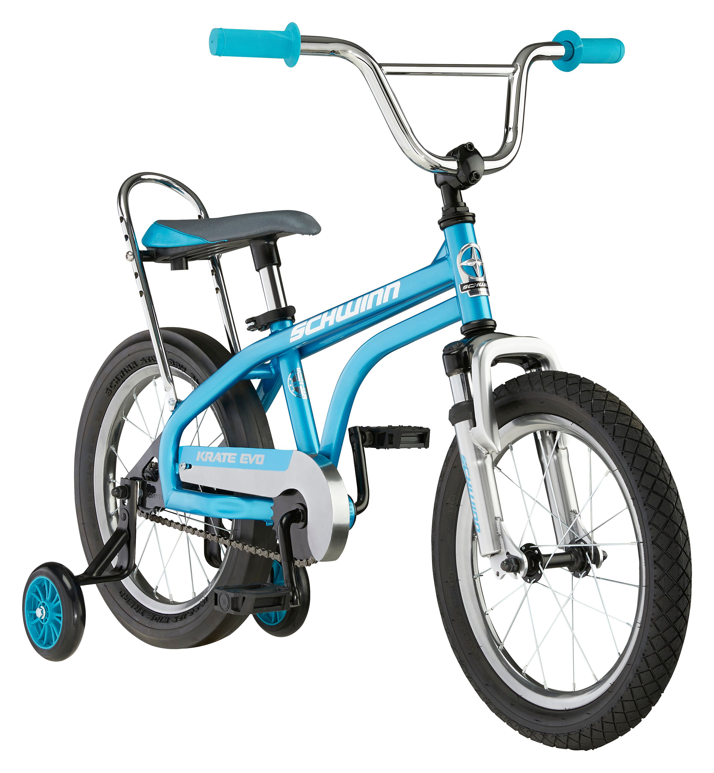 Schwinn Krate EVO Bike for Kids - Blue - 3457215 - Fishing From learning to ride to racing down the sidewalk, sku 3457215