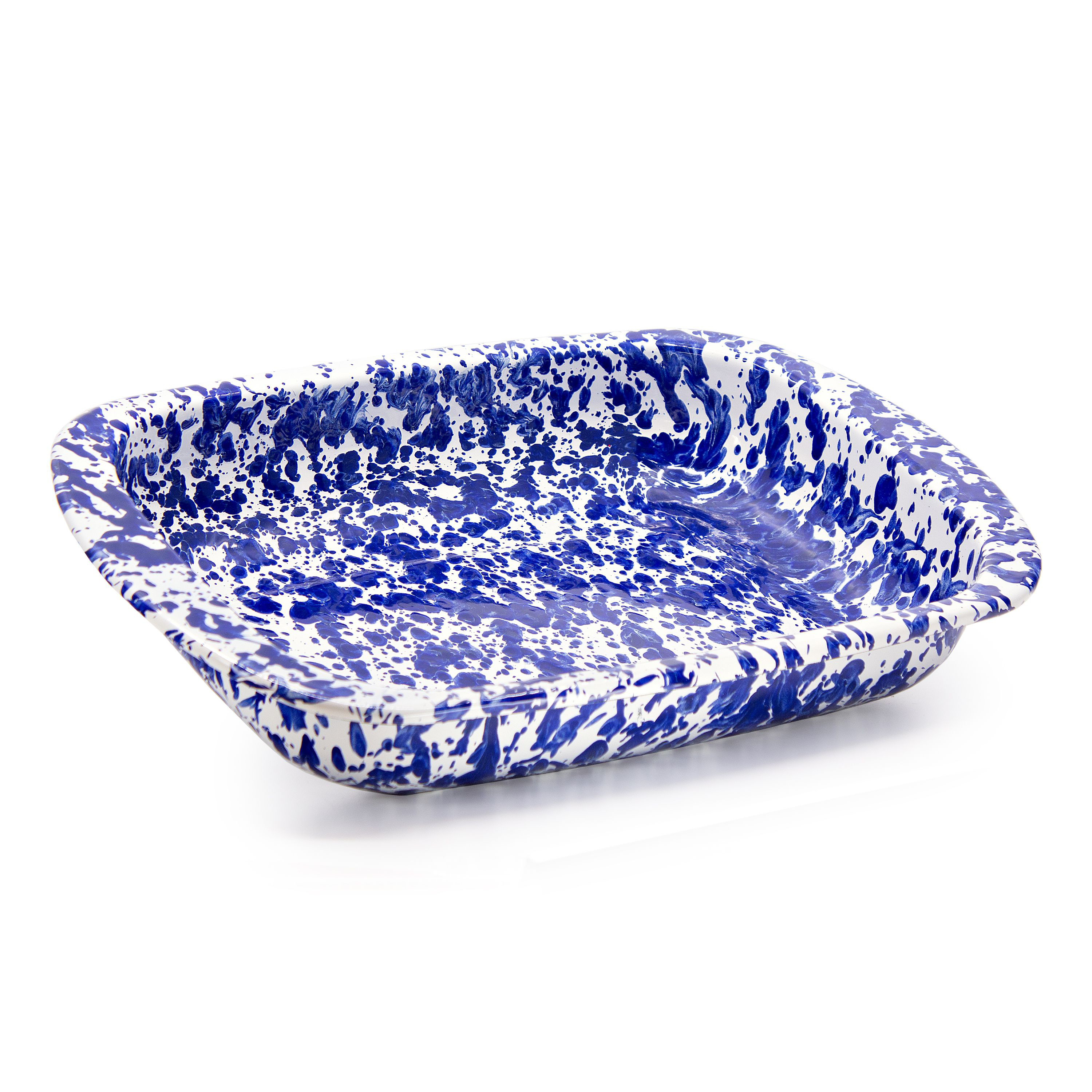Golden Rabbit Cobalt Swirl Enamelware Collection Baking Pan - 3457738 - Fishing Handcrafted for exceptional beauty and performance sku 3457738