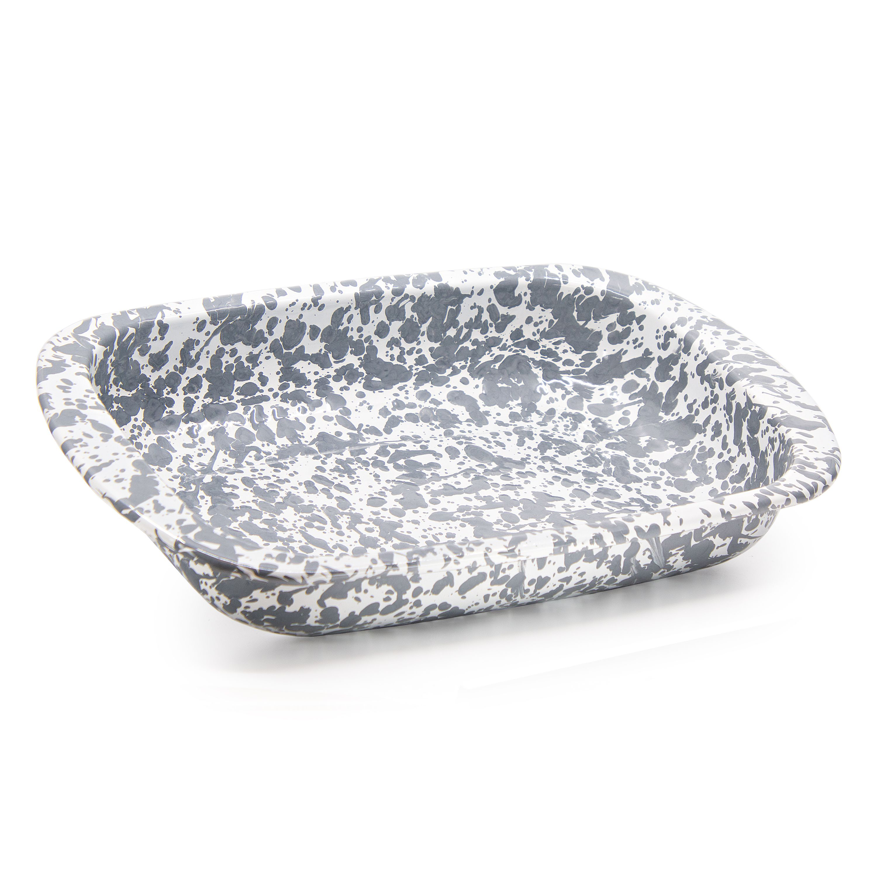 Golden Rabbit Grey Swirl Enamelware Collection Baking Pan - 3457739 - Fishing Handcrafted for exceptional beauty and performance sku 3457739