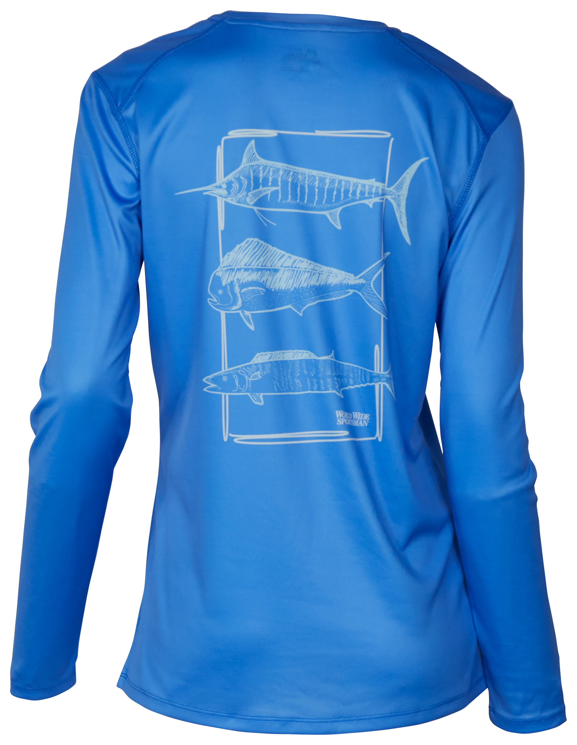 World Wide Sportsman Angler Blue Water Grand Slam Graphic Long-Sleeve Shirt - 3462071 - Fishing Leave no doubt about your saltwater lifestyle in o sku 3462071