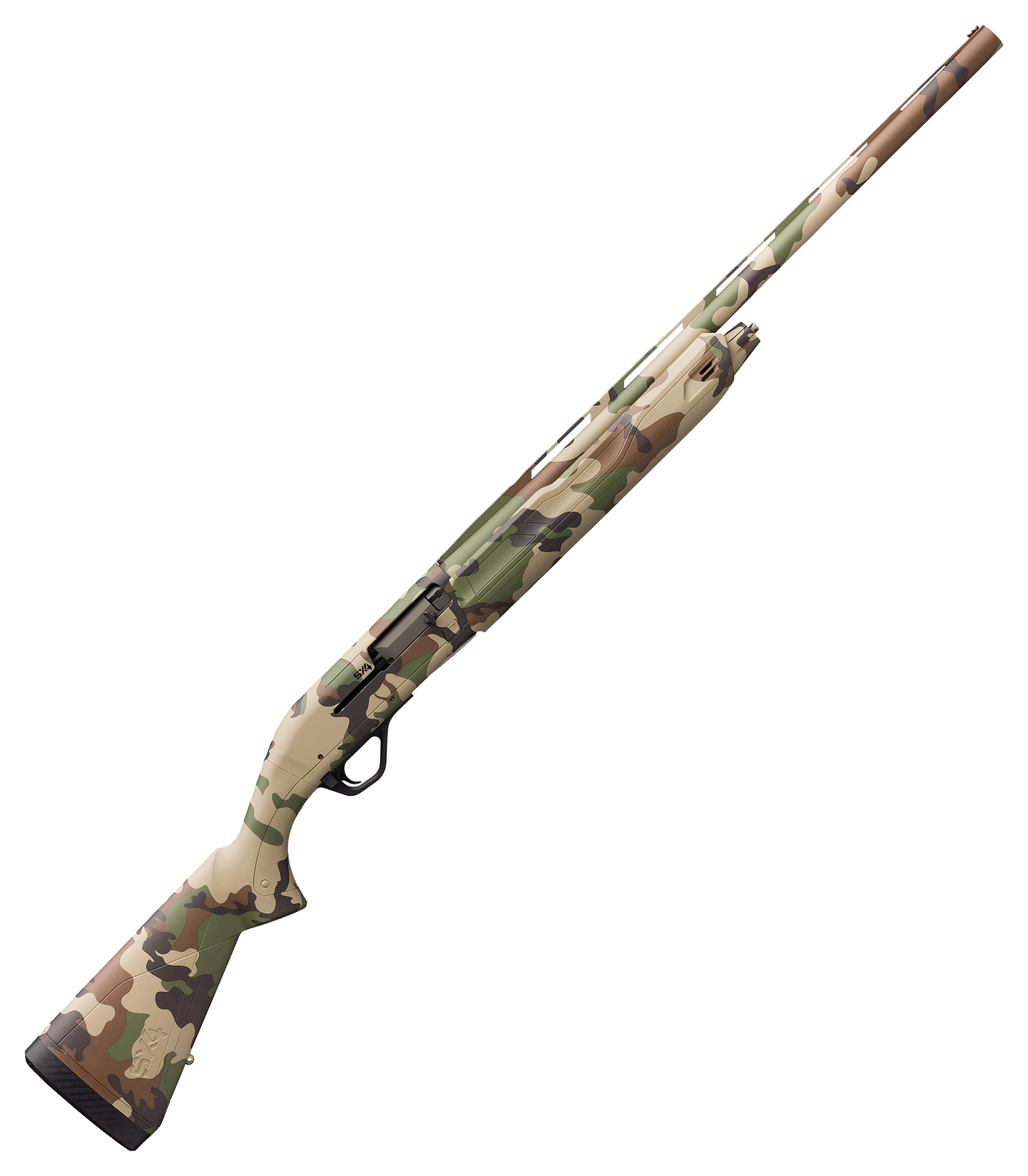 Winchester SX4 Waterfowl Hunter SemiAuto Shotgun  12 Gauge  28  Woodland Camo  35 Chamber