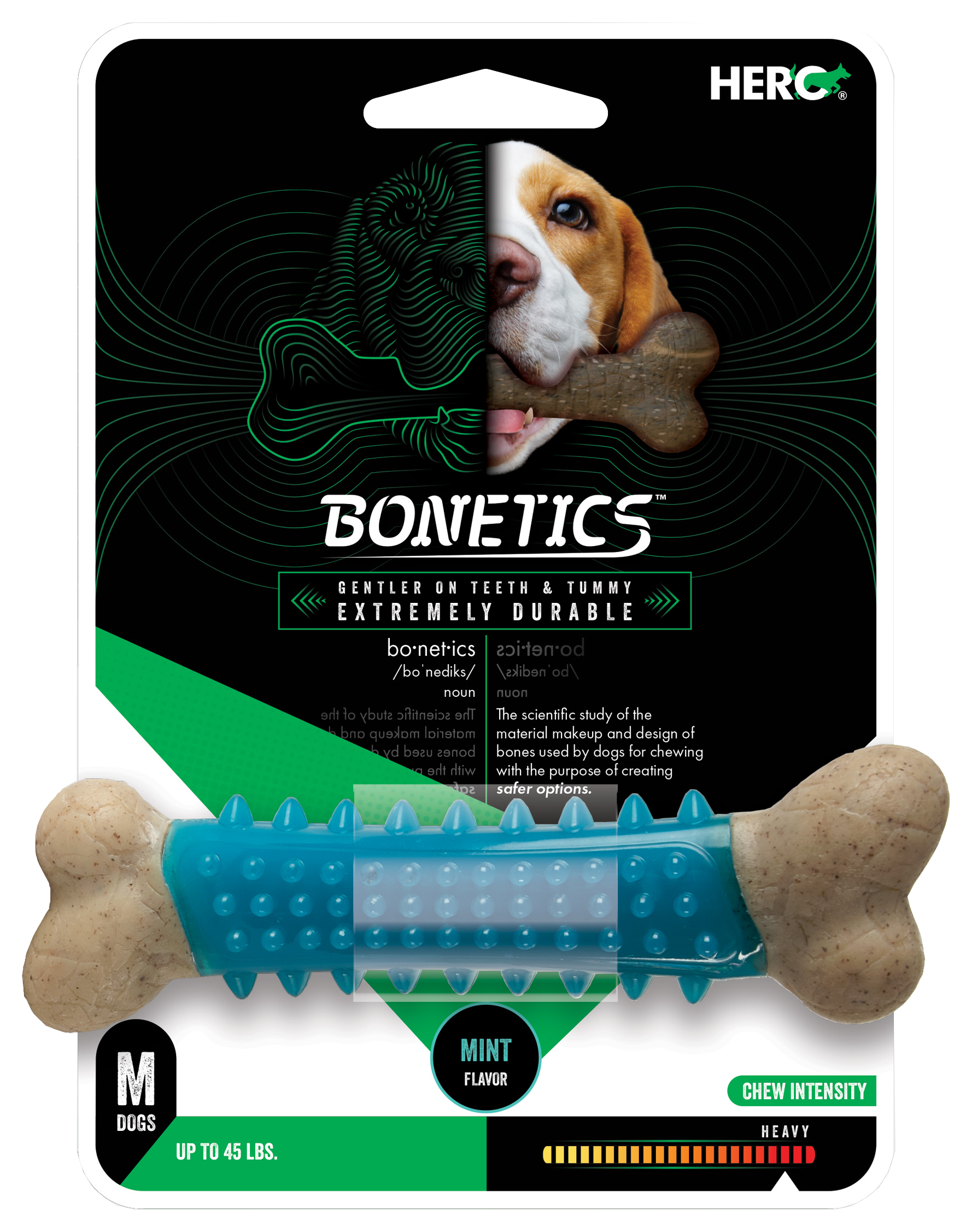 Cabelas Bonetics Medium Mint-Flavored Dental Bone Chew Toy for Dogs - 3465486 - Fishing Keep your buddys teeth in prime condition with the sku 3465486