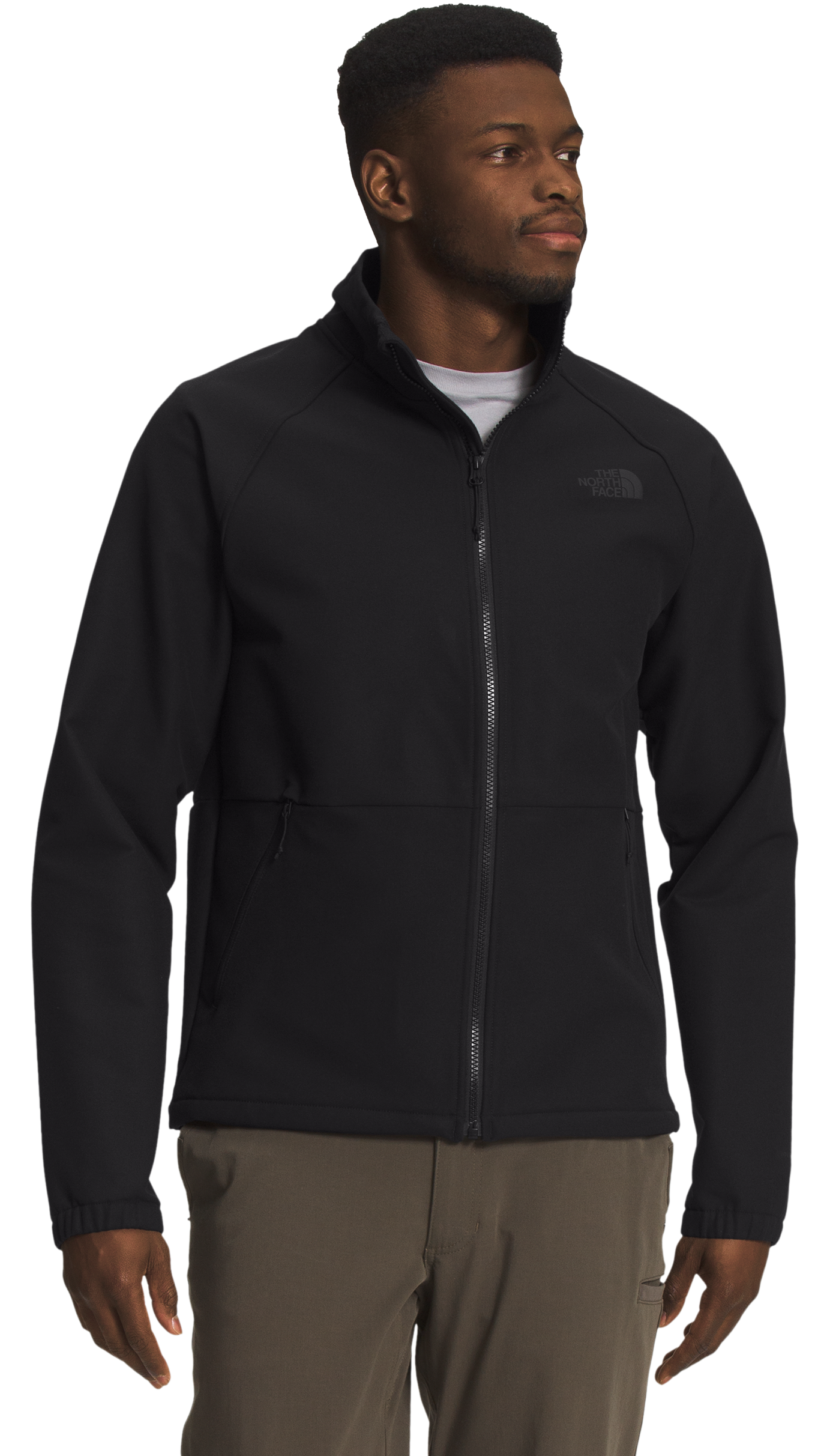 Image of The North Face Camden Soft Shell Jacket for Men - TNF Black Heather - L