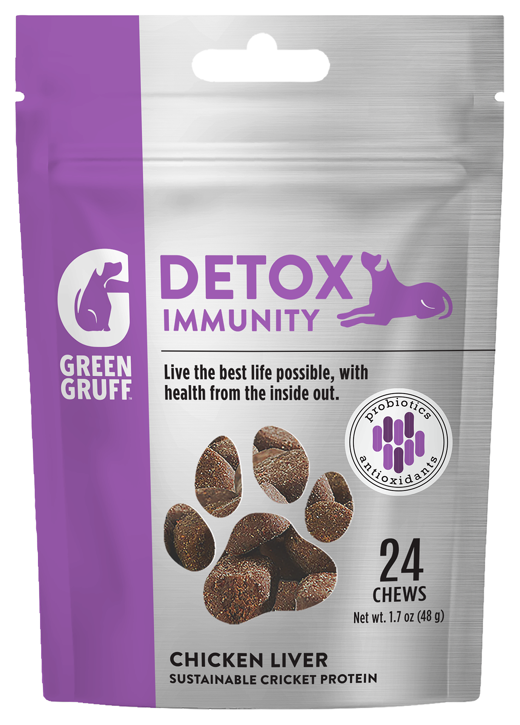 Green Gruff DETOX Immunity Soft Chews for Dogs - 24 Count - 3467708 - Fishing Green Gruff DETOX Immunity Soft Chews for Dogs are sku 3467708