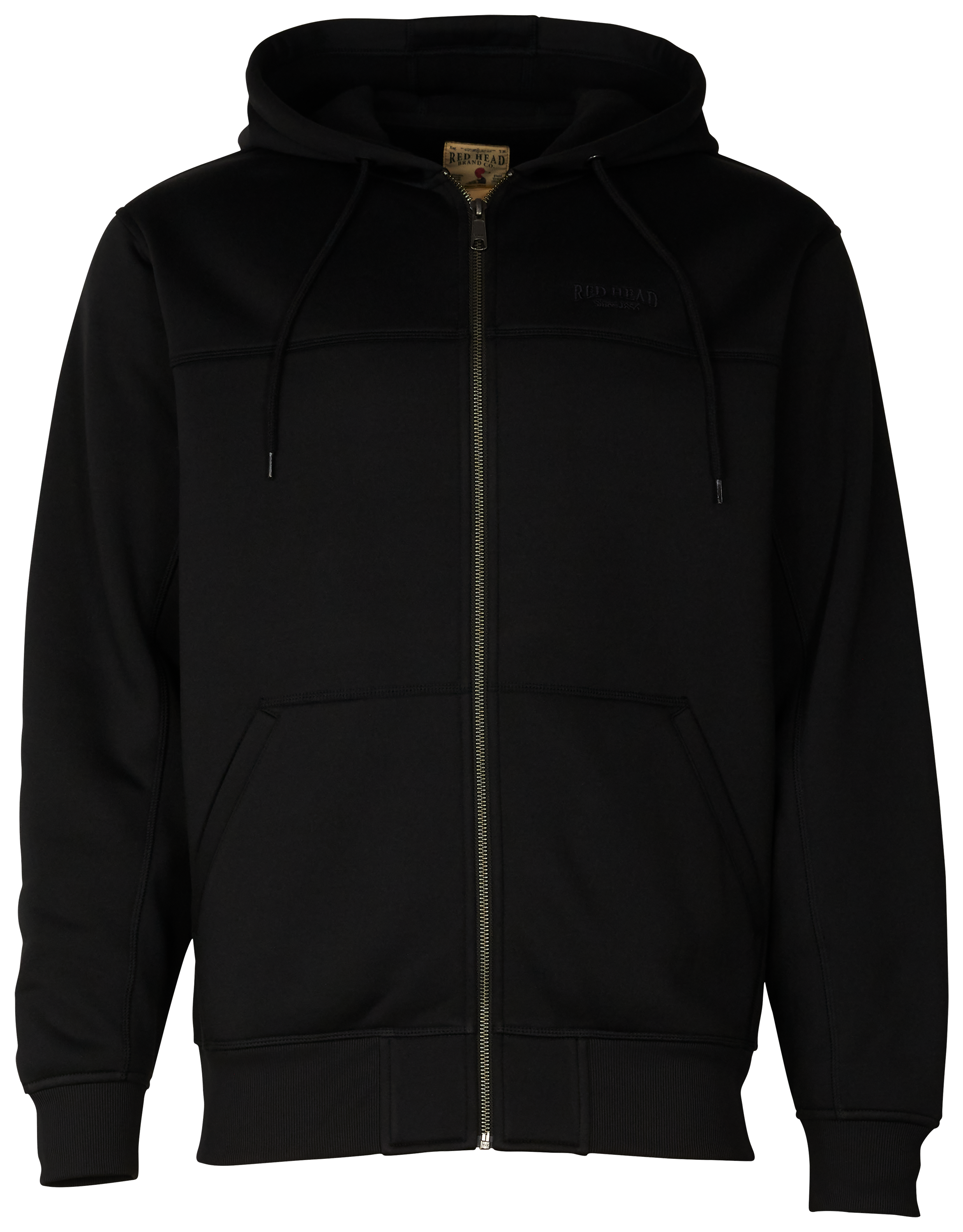 Image of RedHead Unlined Full-Zip Hooded Jacket for Men - Black - M