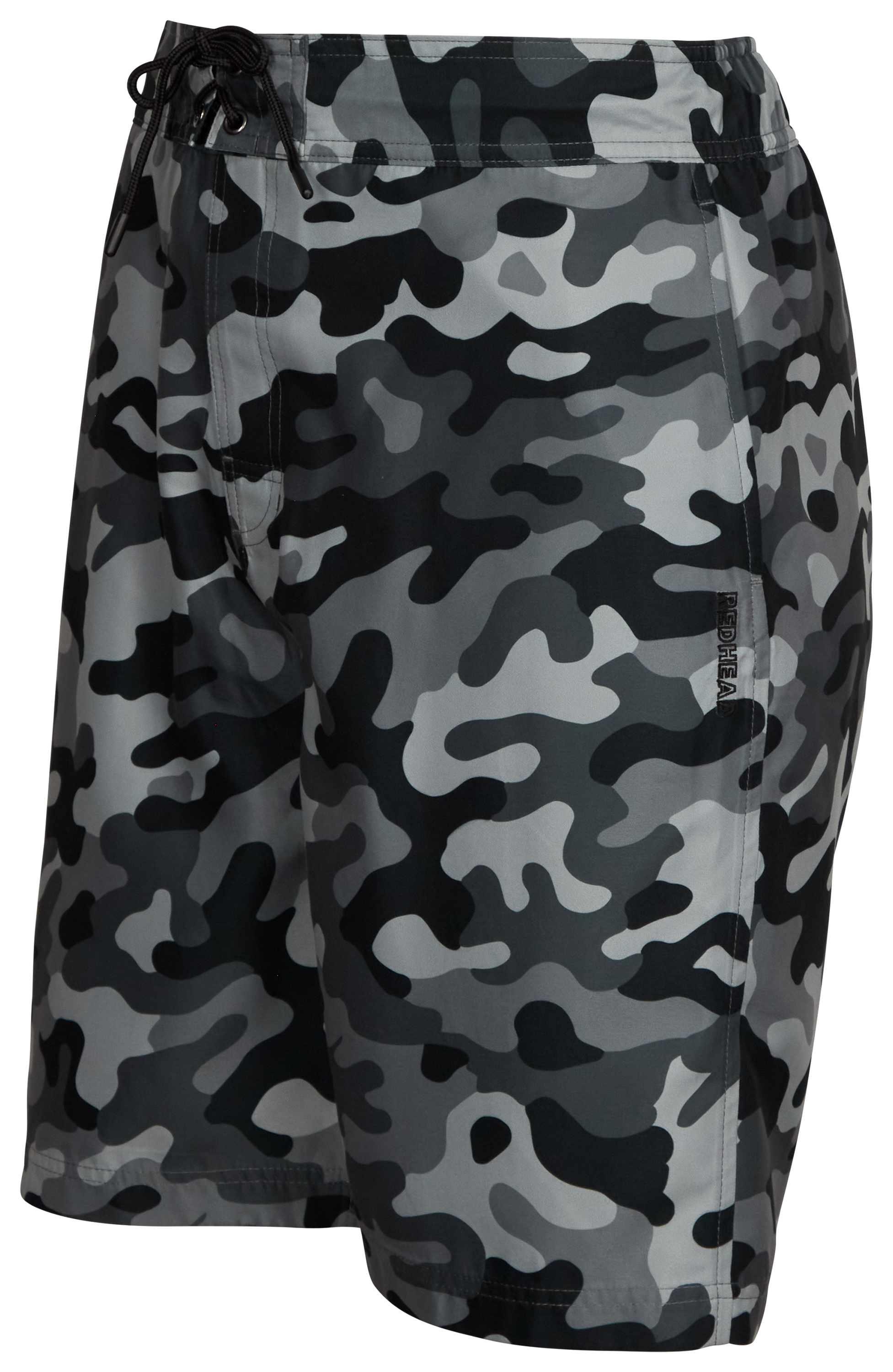 Image of RedHead 9″ Swim Trunks for Men - Black All Over Camo - S