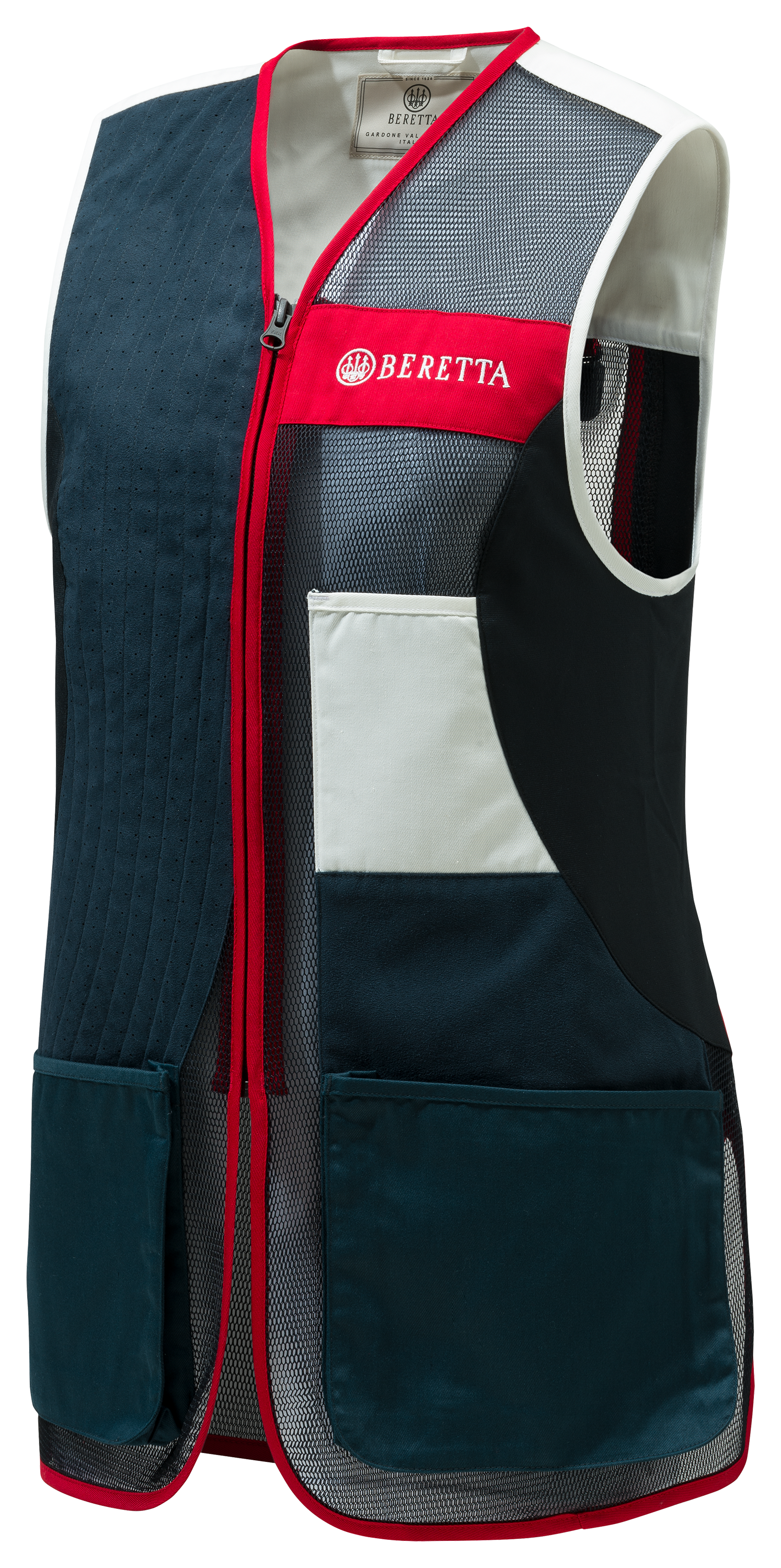 Beretta Uniform Pro 20.20 Micro Right-Handed Shooting Vest for Ladies - Blue Total Eclipse/White - XS - Cabela's