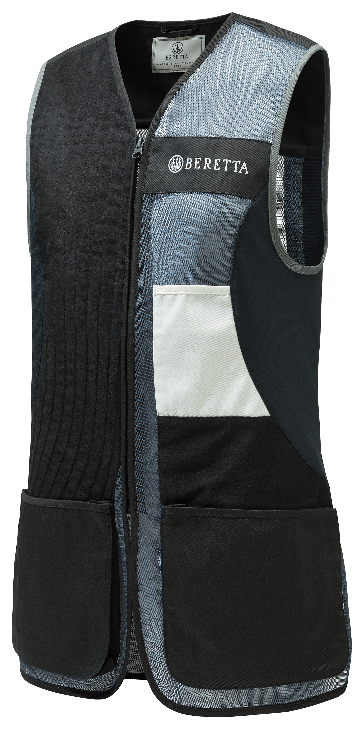 Beretta Uniform Pro 20.20 Micro Right-Handed Shooting Vest for Ladies - Black/Grey - S - Cabela's