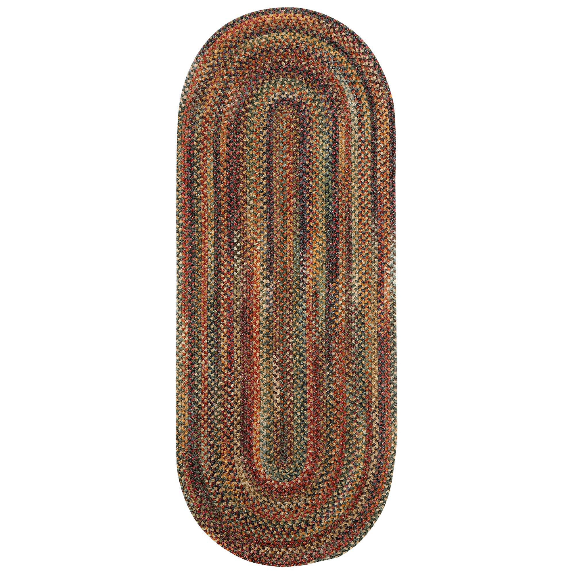 Image of Capel Kill Devil Hill Wool-Blend Oval Area Rug - Multi - 27' x 9'