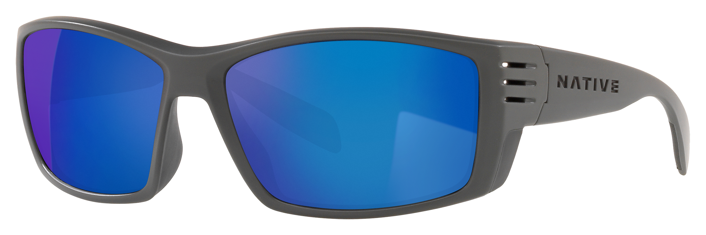 Native Eyewear Raghorn XD9019 Polarized Sunglasses - Granite/Blue Reflex Mi