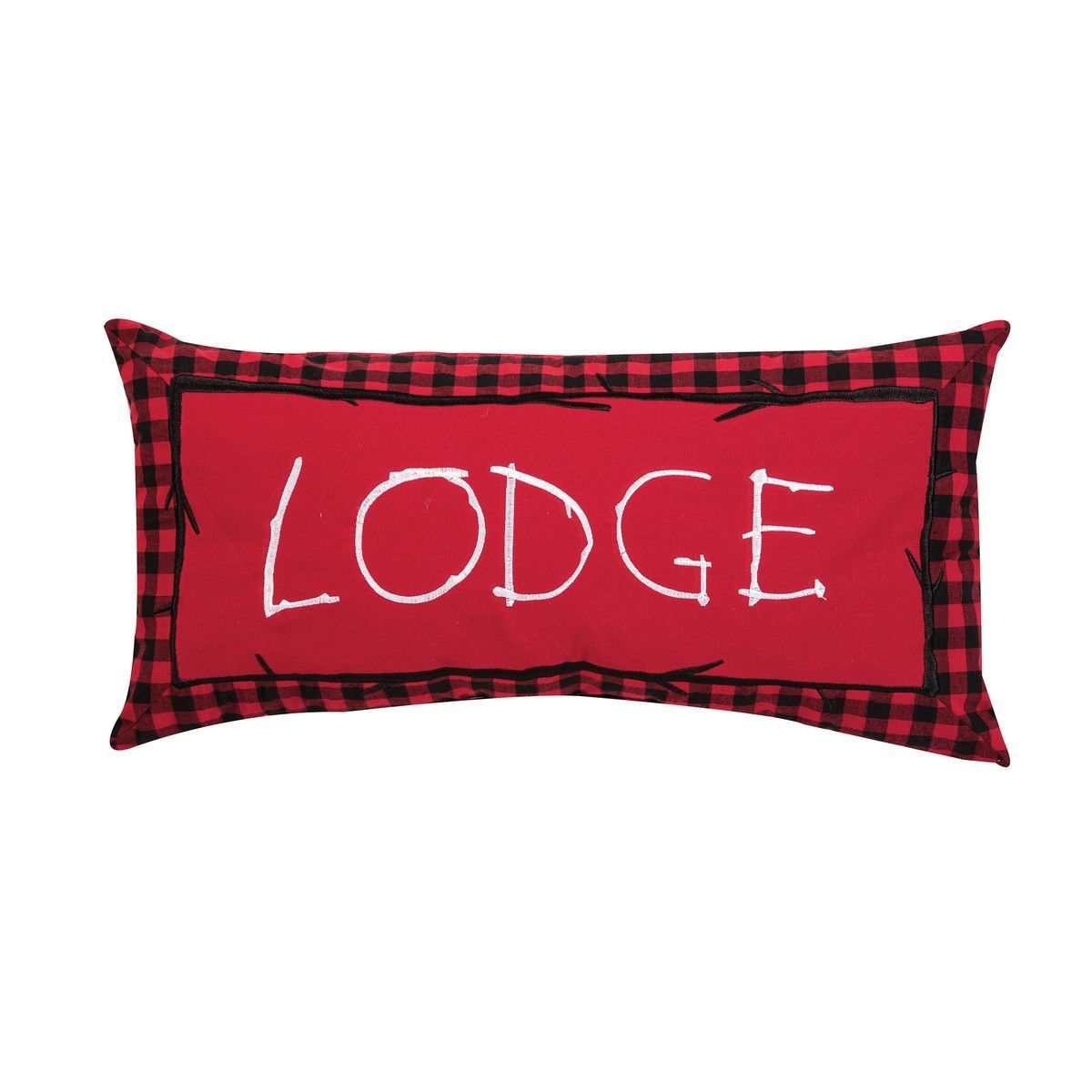 Image of C&ampF Home Buffalo Check Lodge Accent Pillow