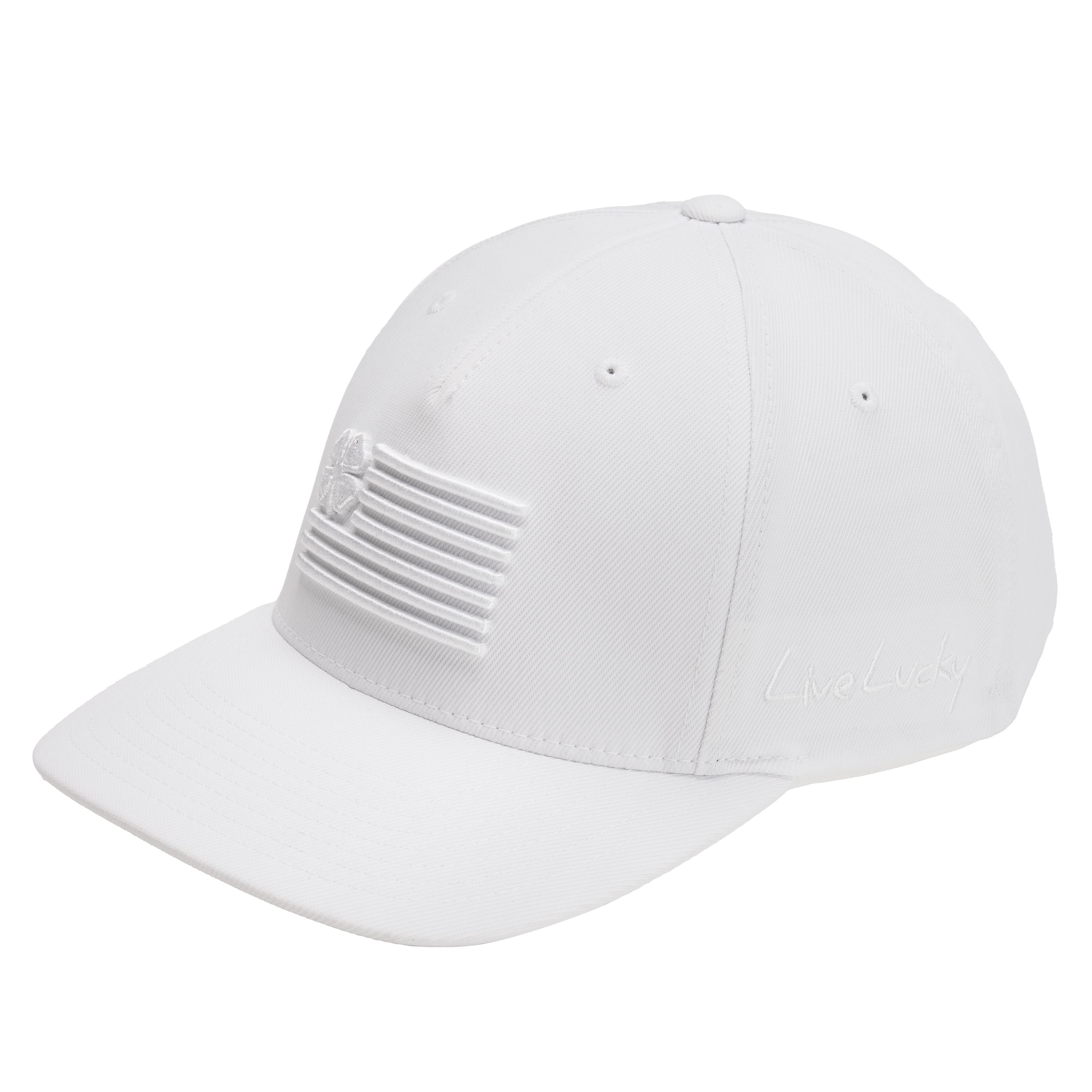 Black Clover Clover Nation FlexFit Snapback Cap - White/White