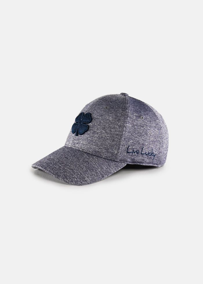 Black Clover Lucky Heather Fitted Cap for Men - Denim/Navy - S/M