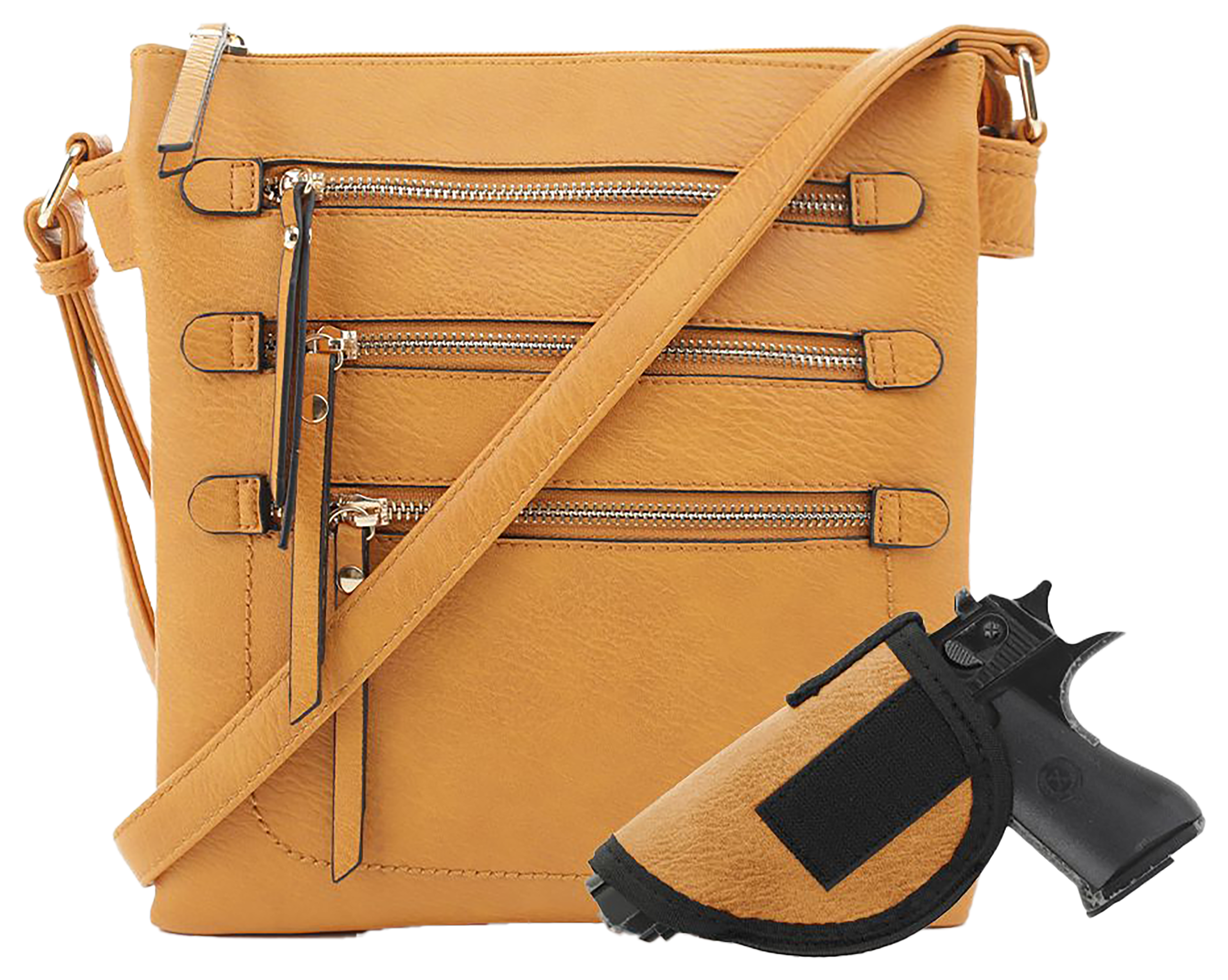 Jessie &James Western Fashion Piper Concealed-Carry Lock and Key Crossbody 