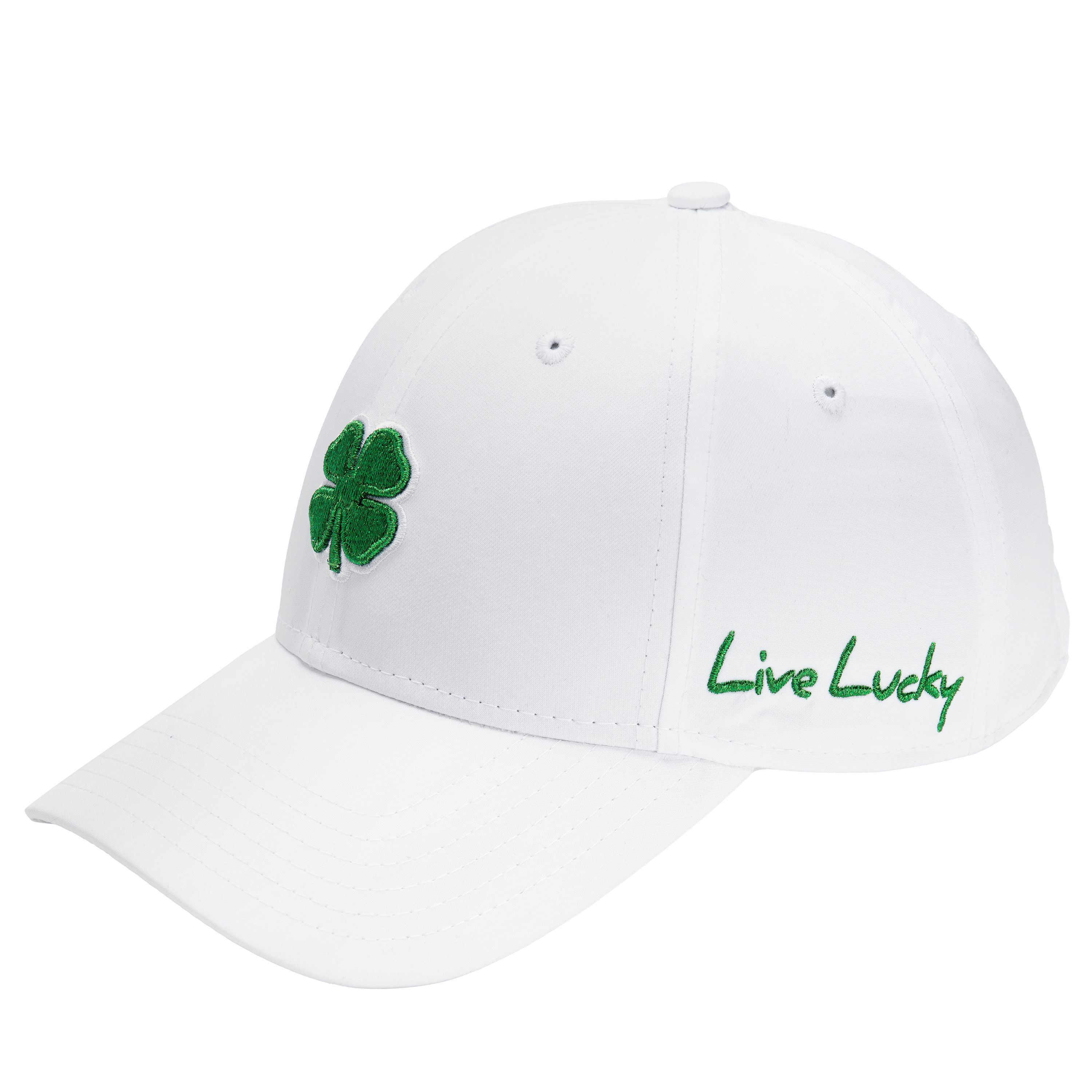Black Clover Hollywood 1 Cap for Ladies - White/Green