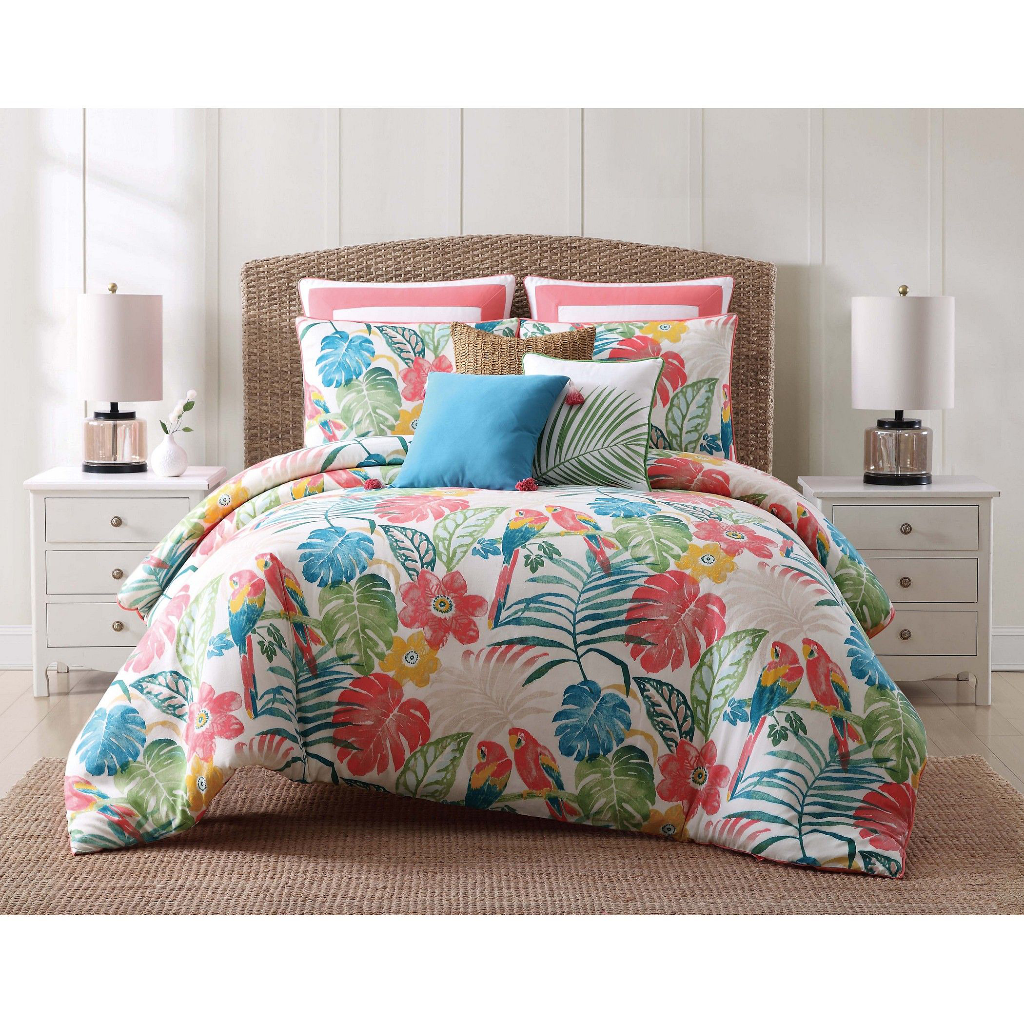 Oceanfront Resort Coco Paradise Duvet Cover Set - King