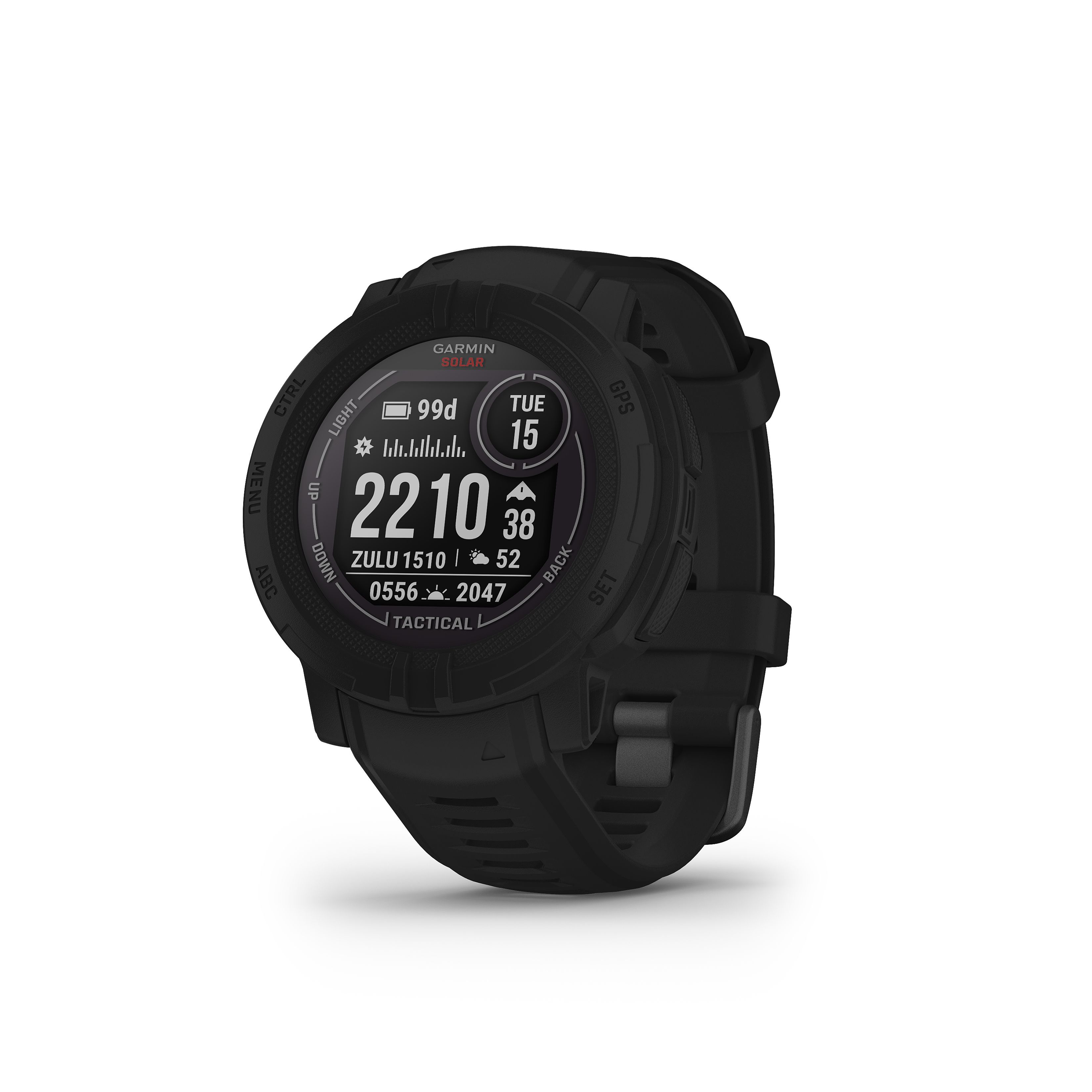 Garmin Instinct 2 Solar Tactical Edition GPS Smartwatch - Black - Garmin