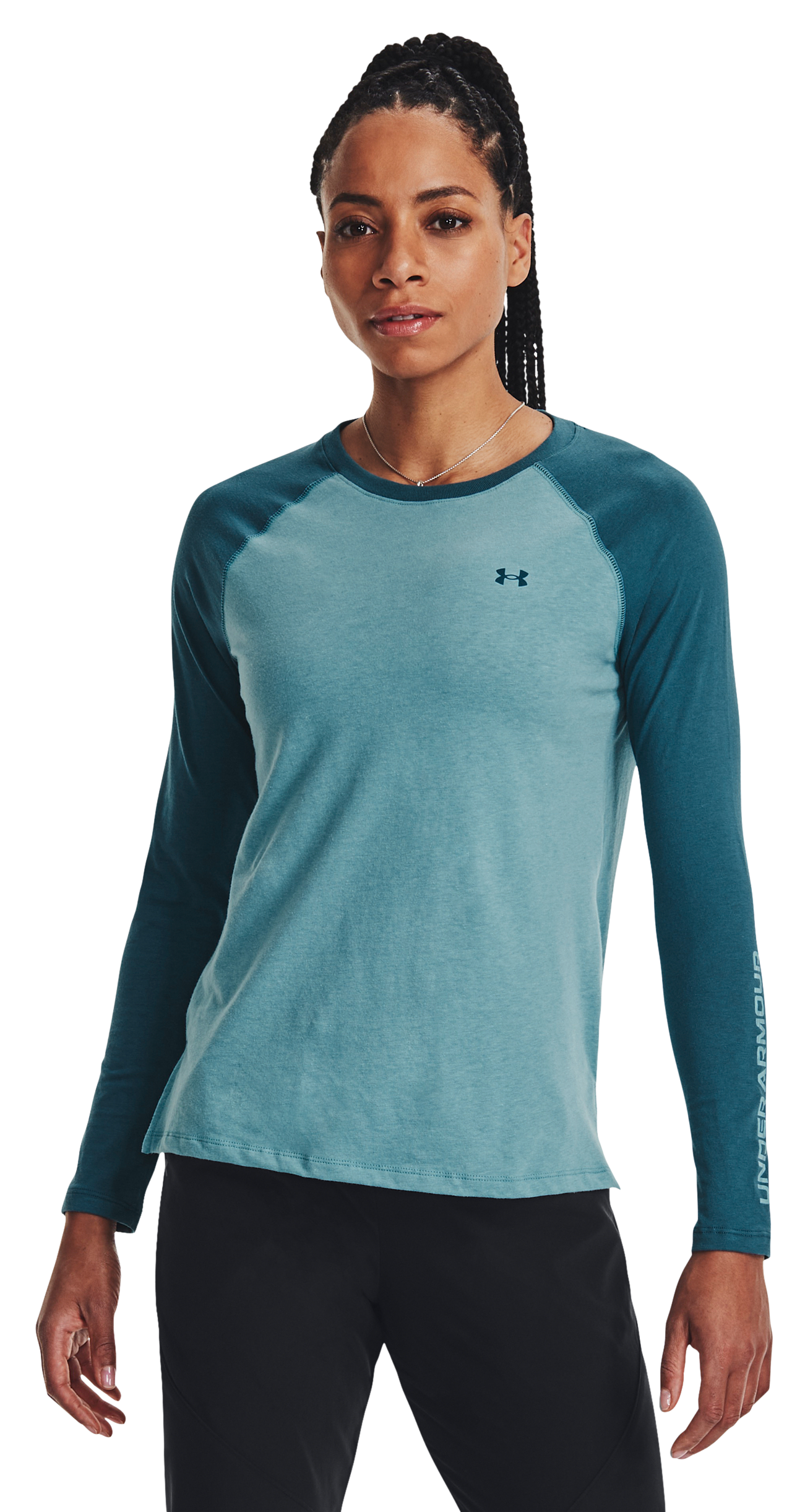 Image of Under Armour Outdoor Long-Sleeve T-Shirt for Ladies - Still Water - L