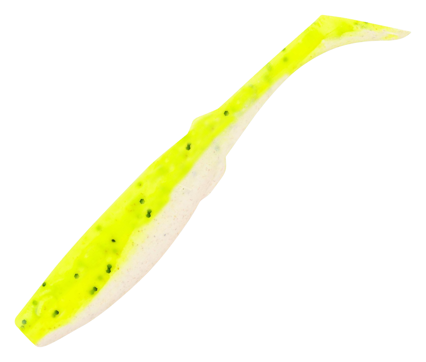 Image of Berkley Gulp! Saltwater Paddleshad - Chartreuse Pepper Neon - 4″