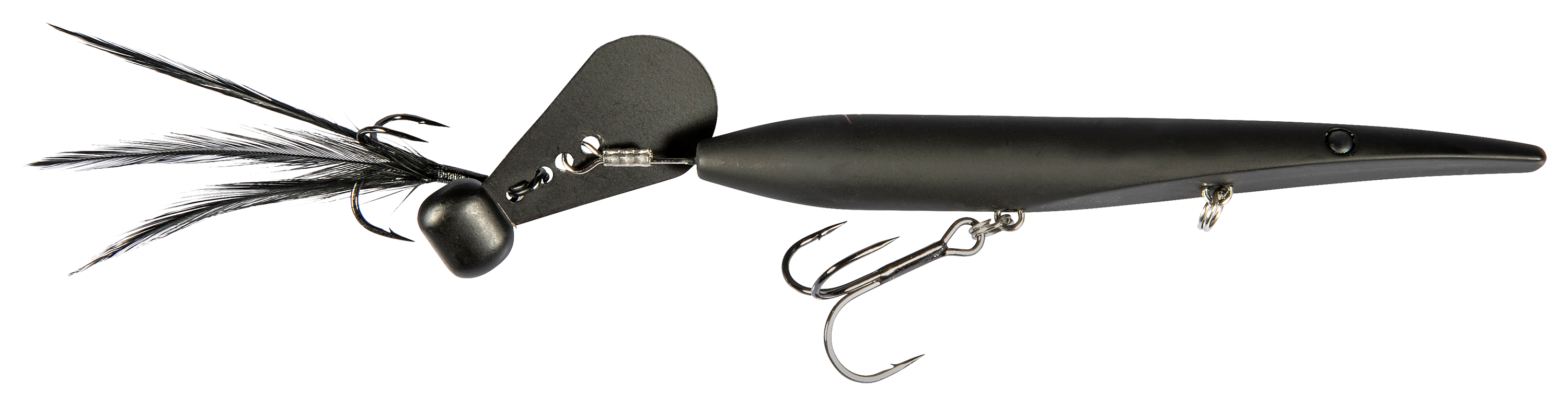 Image of Z-Man HellraiZer Lure - 5″ - 5/8 oz. - Matte Black