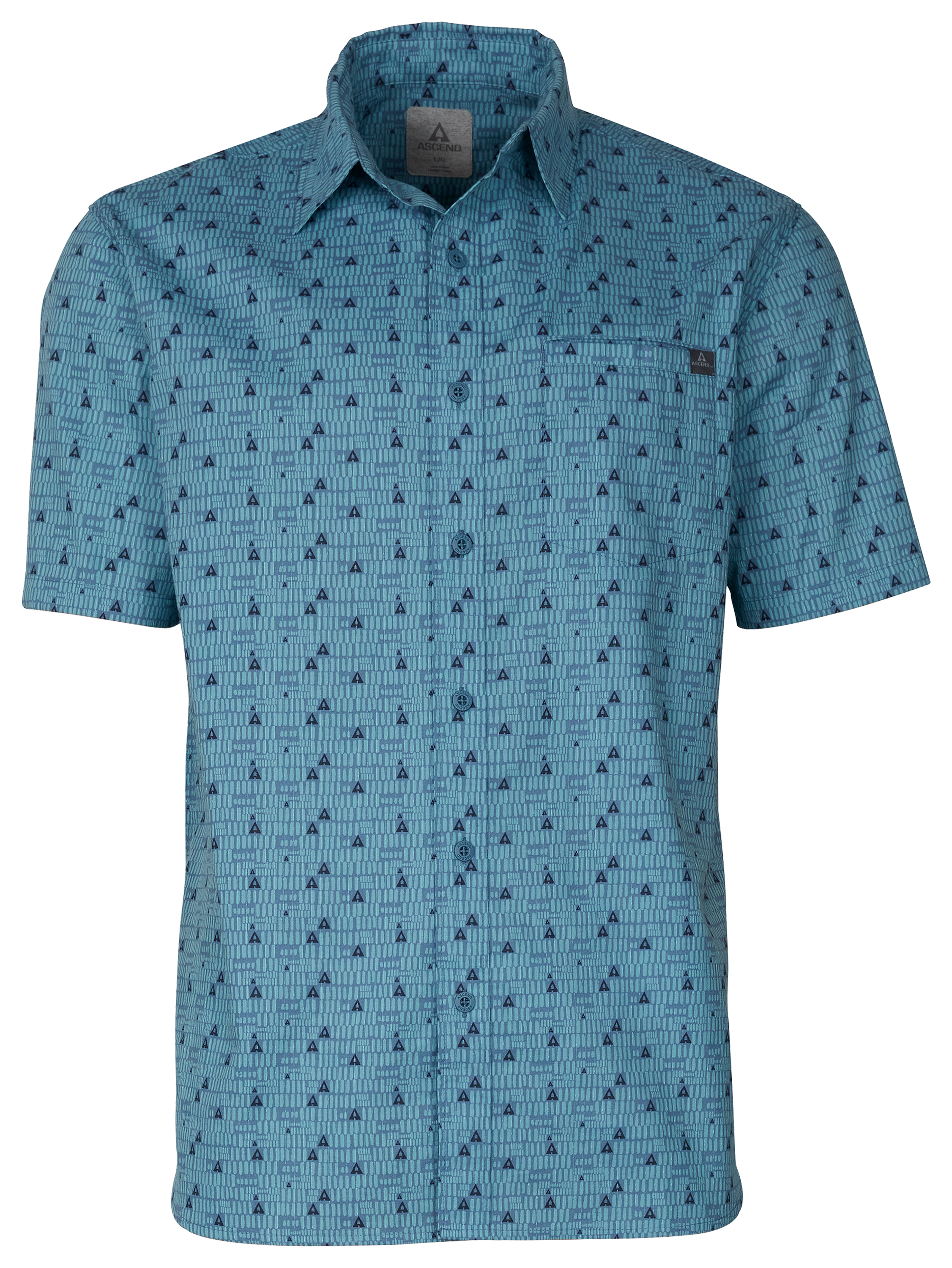 3497746 Ascend Geo Print Woven Short-Sleeve Shirt for Men  sku 3497746